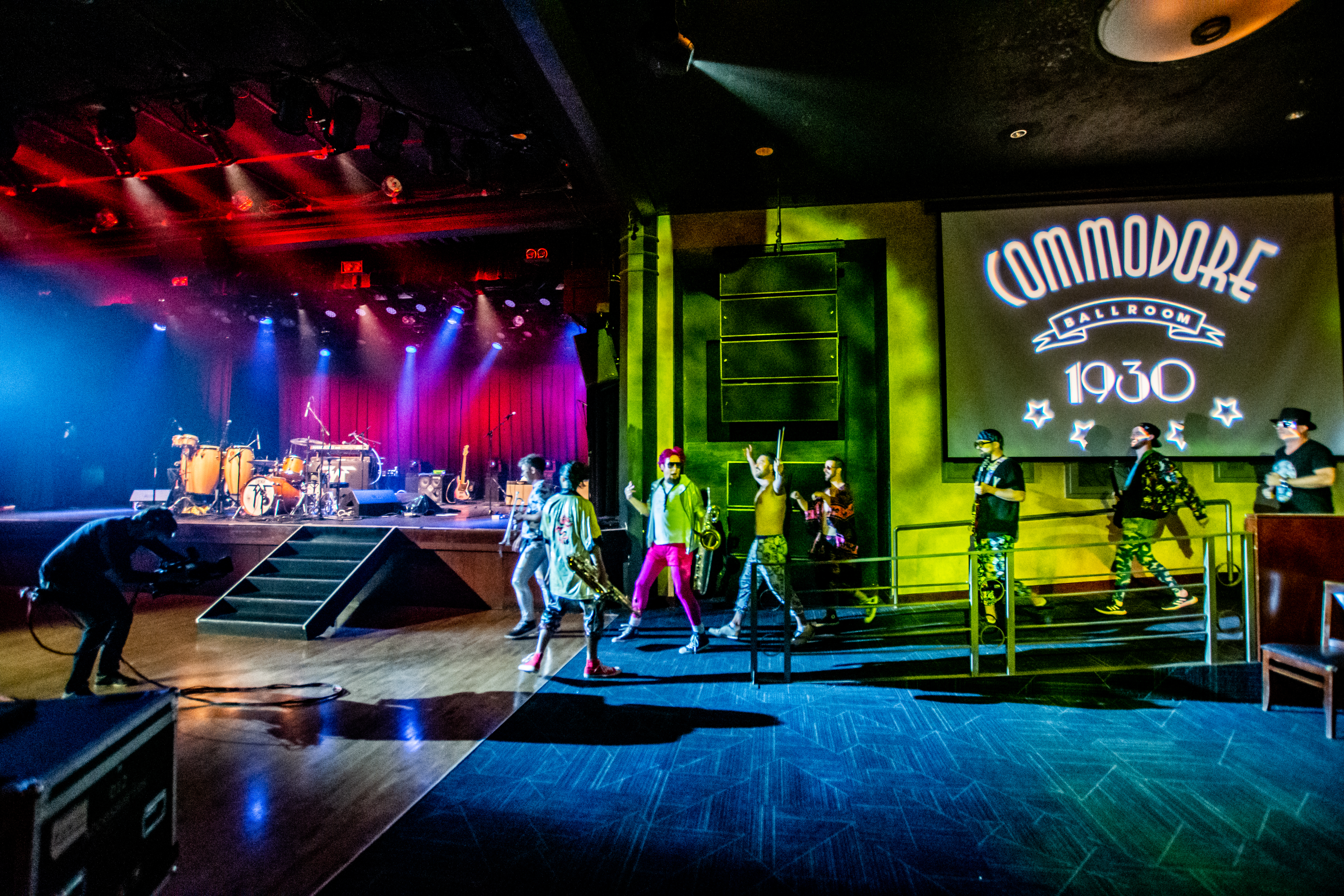 Five Alarm Funk performing at Commodore Ballroom, Vancouver - concert photography by Michael Caswell
