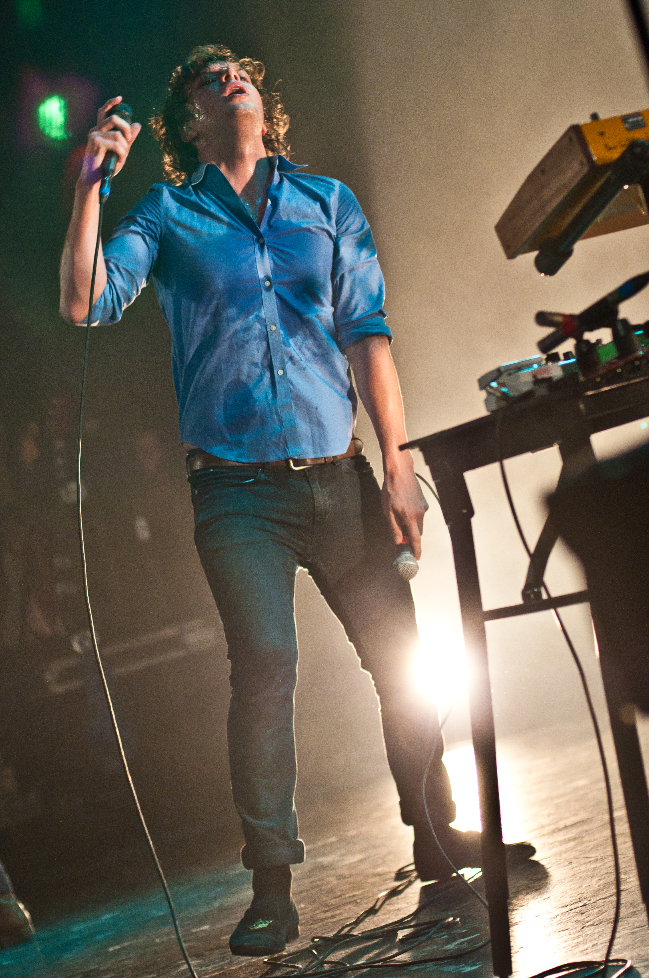Friendly Fires performing at Commodore Ballroom, Vancouver - concert photography by Michael Caswell