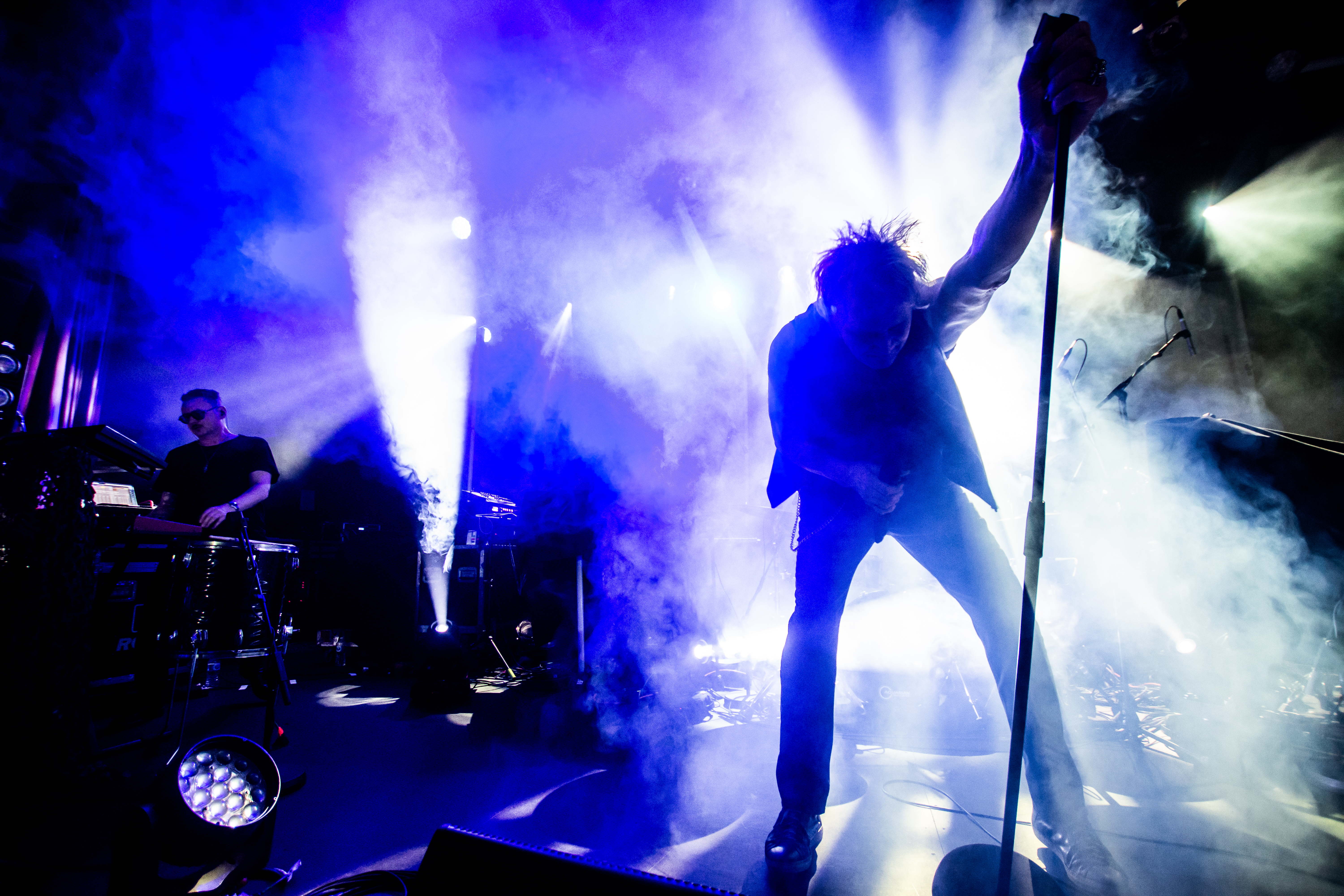 Front Line Assembly performing at Commodore Ballroom, Vancouver - concert photography by Michael Caswell