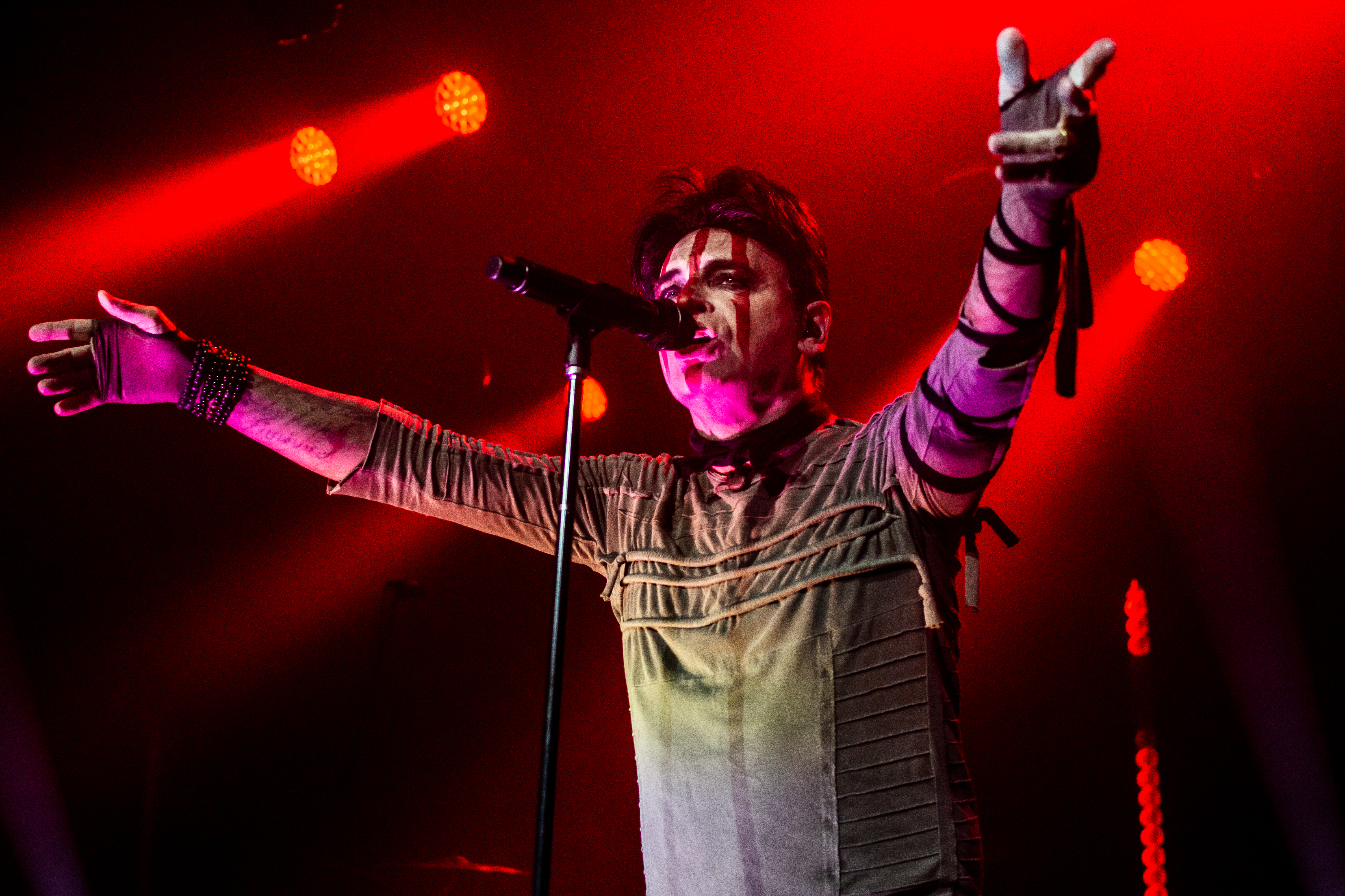 Gary Numan performing at Commodore Ballroom, Vancouver - concert photography by Michael Caswell