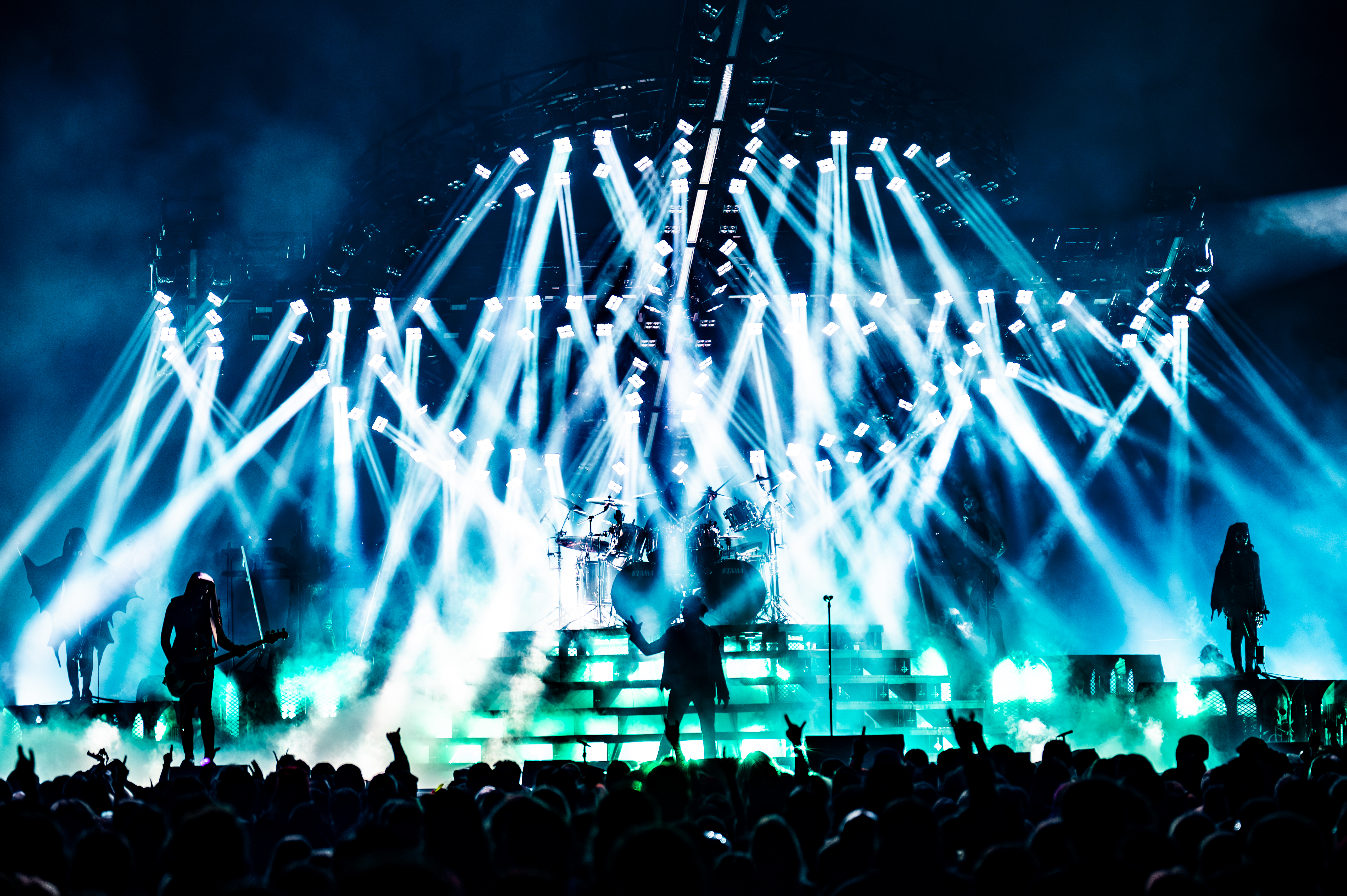 Ghost performing at Rogers Arena, Vancouver - concert photography by Michael Caswell