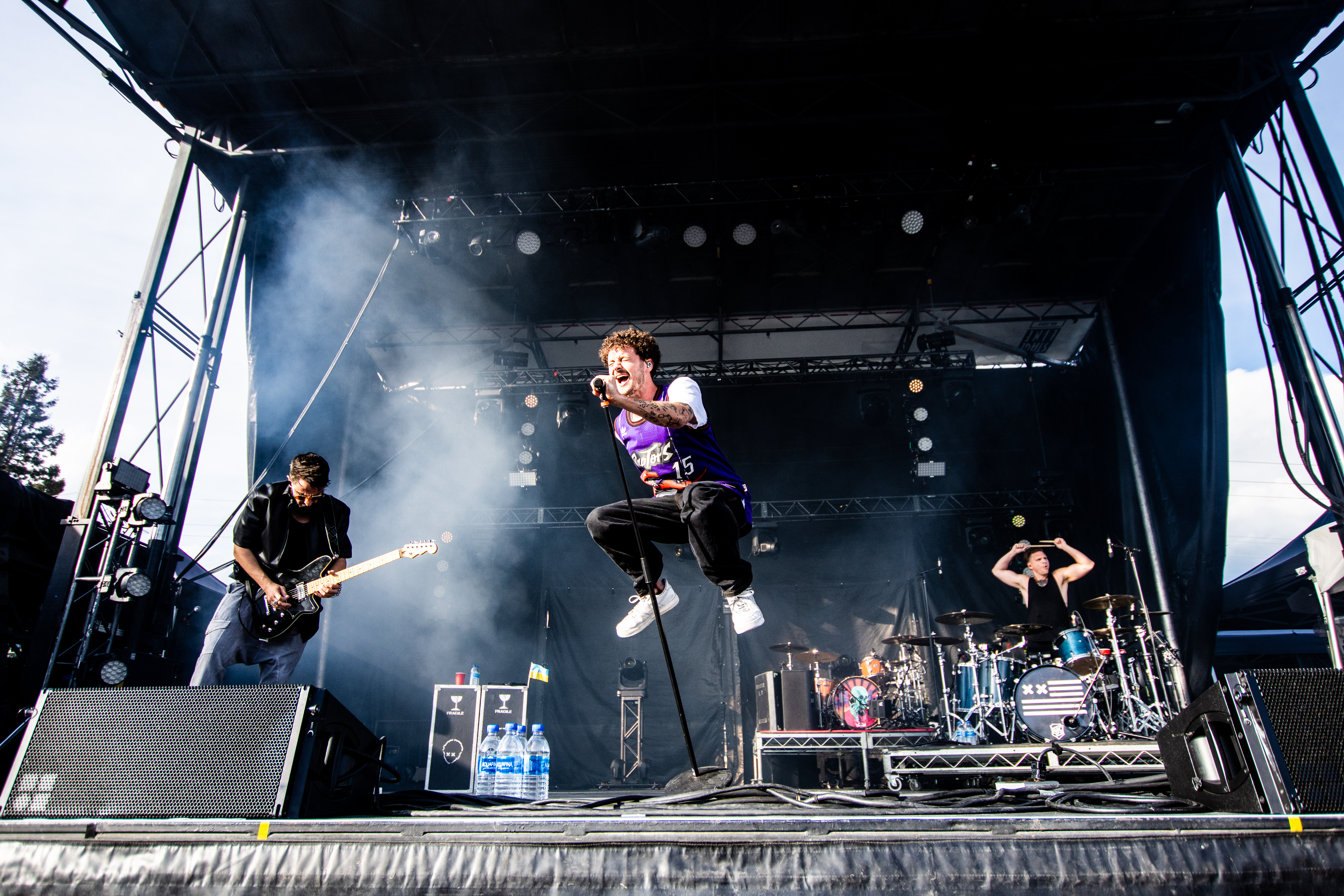 Grandson performing at Ambleside Music Festival, Vancouver - concert photography by Michael Caswell