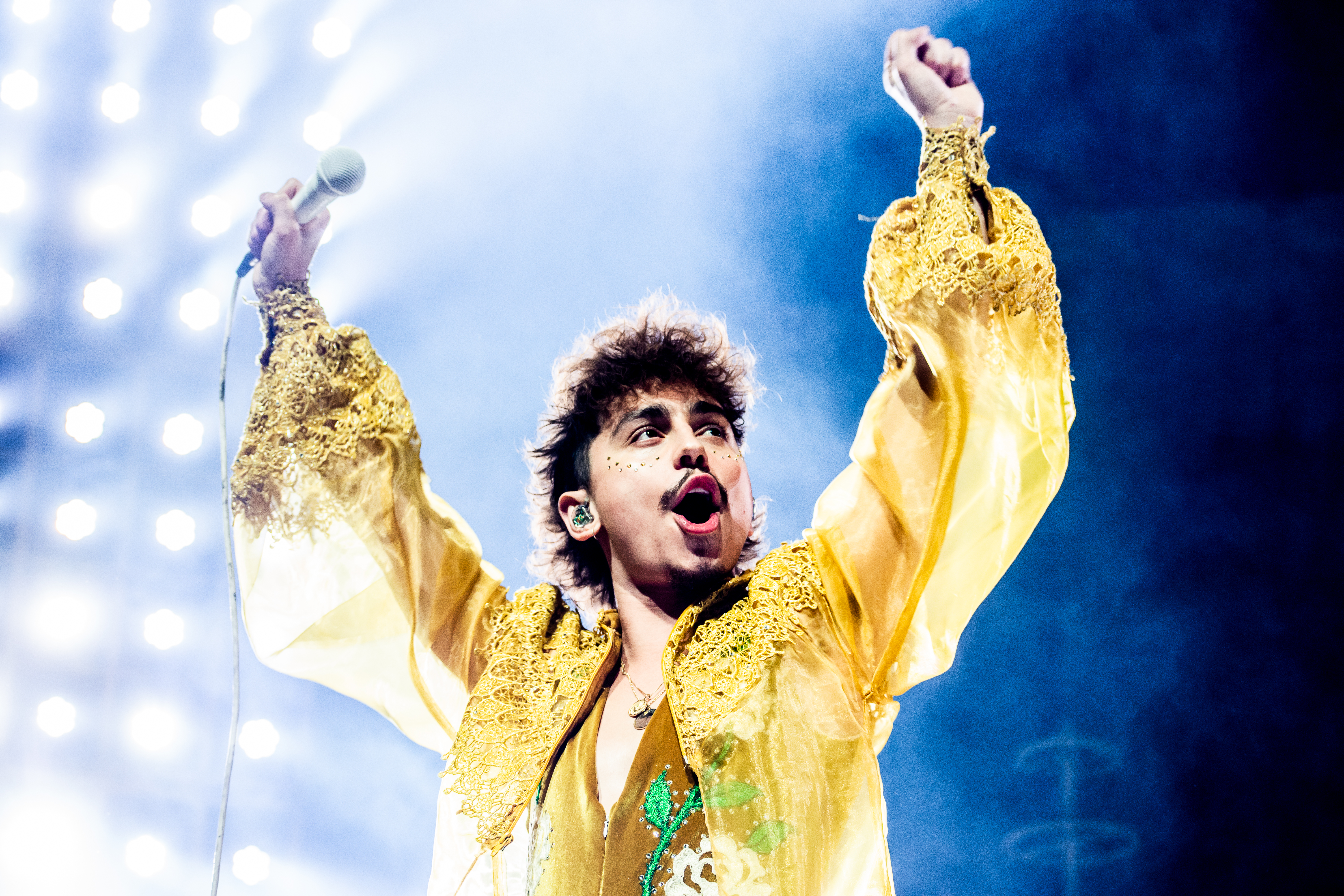 Greta Van Fleet performing at Rogers Arena, Vancouver - concert photography by Michael Caswell