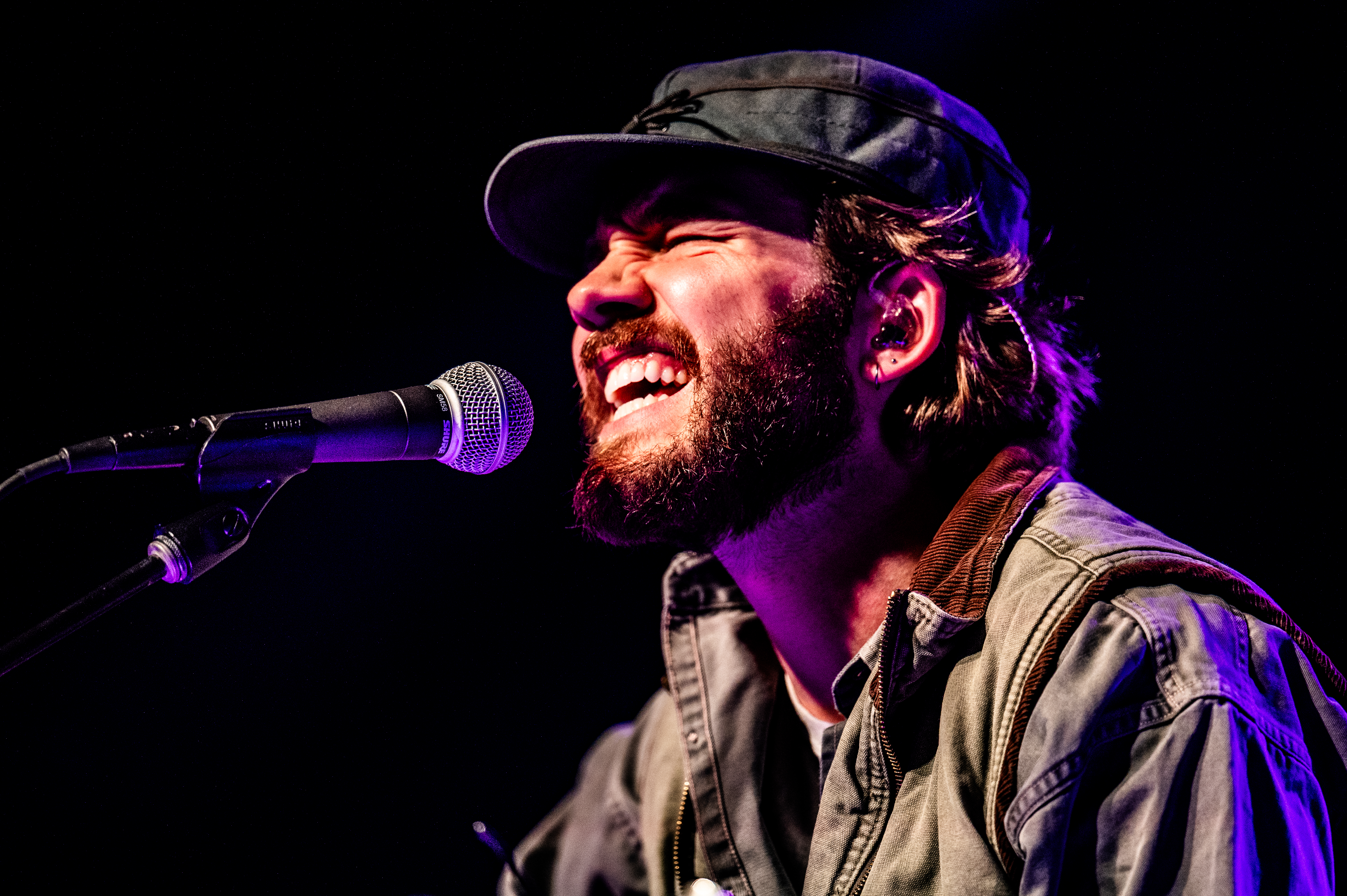 Hunter Metts performing at Commodore Ballroom, Vancouver - concert photography by Michael Caswell