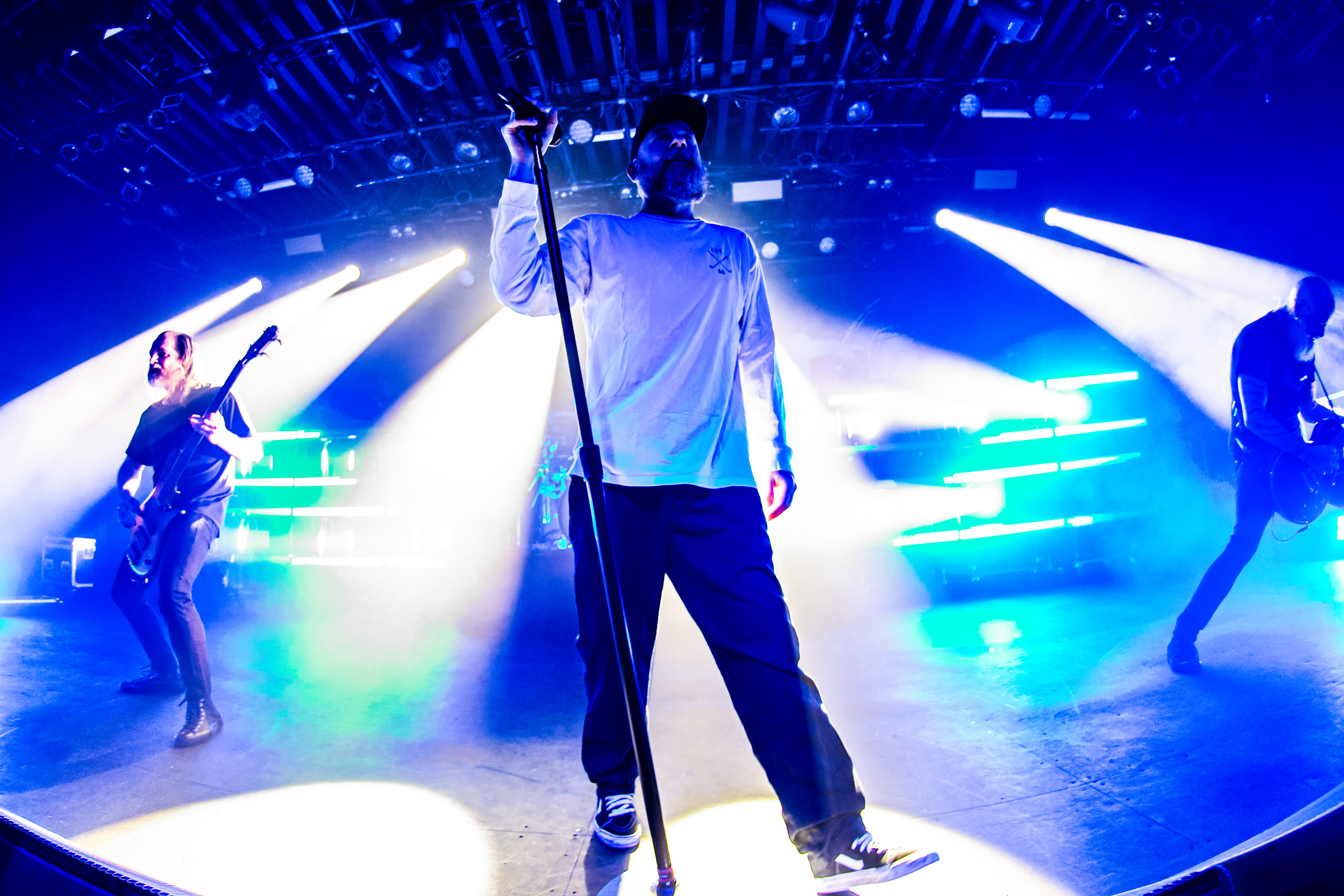 In Flames performing at Commodore Ballroom, Vancouver - concert photography by Michael Caswell