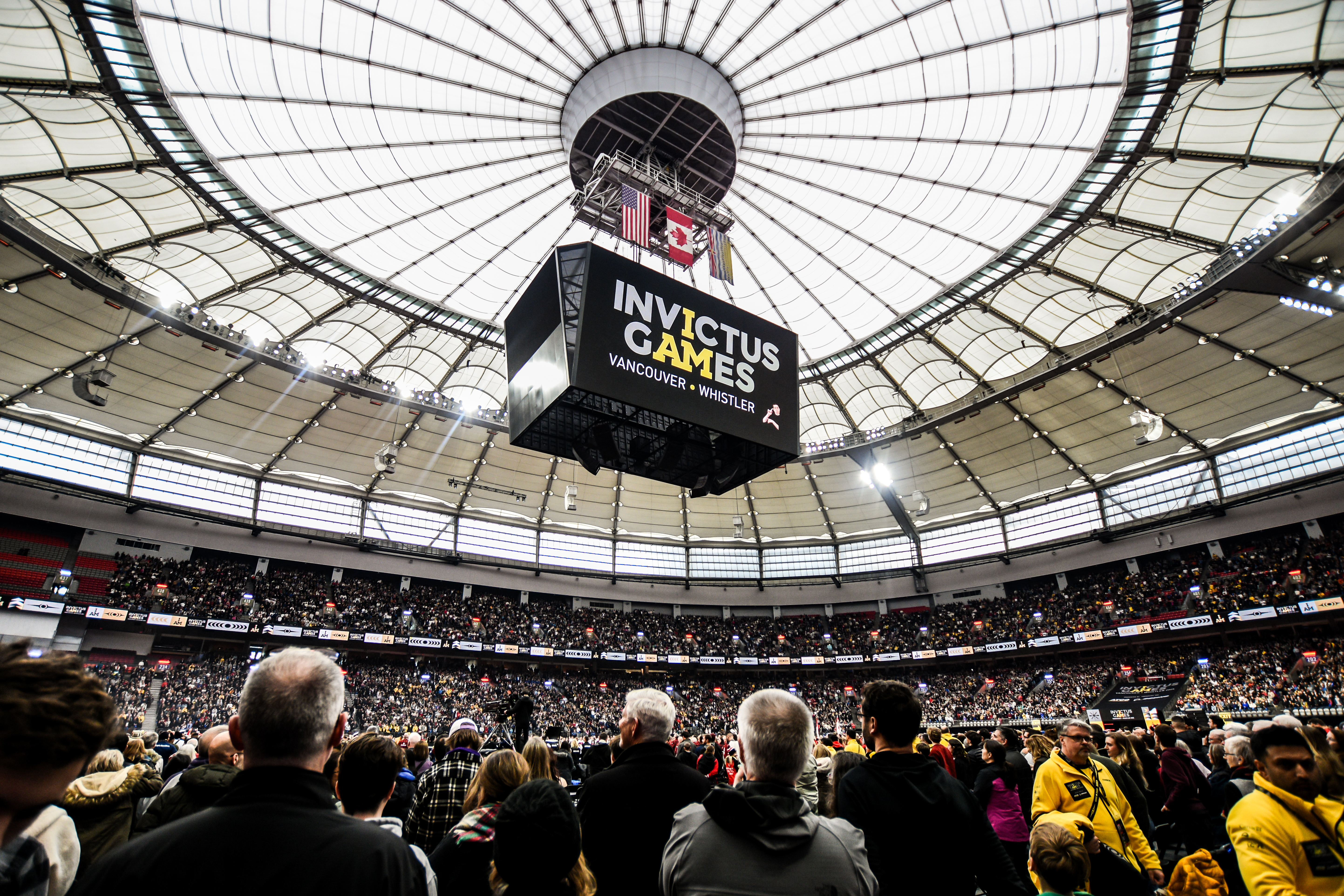 Invictus Games 2025 – Opening Ceremony performing at BC Place, Vancouver - concert photography by Michael Caswell