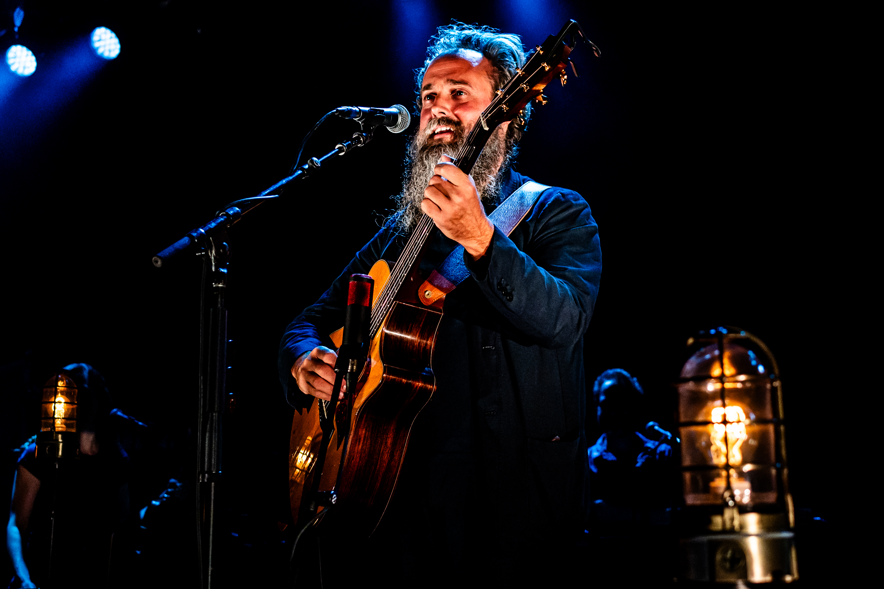 Iron & Wine performing at Commodore Ballroom, Vancouver - concert photography by Michael Caswell