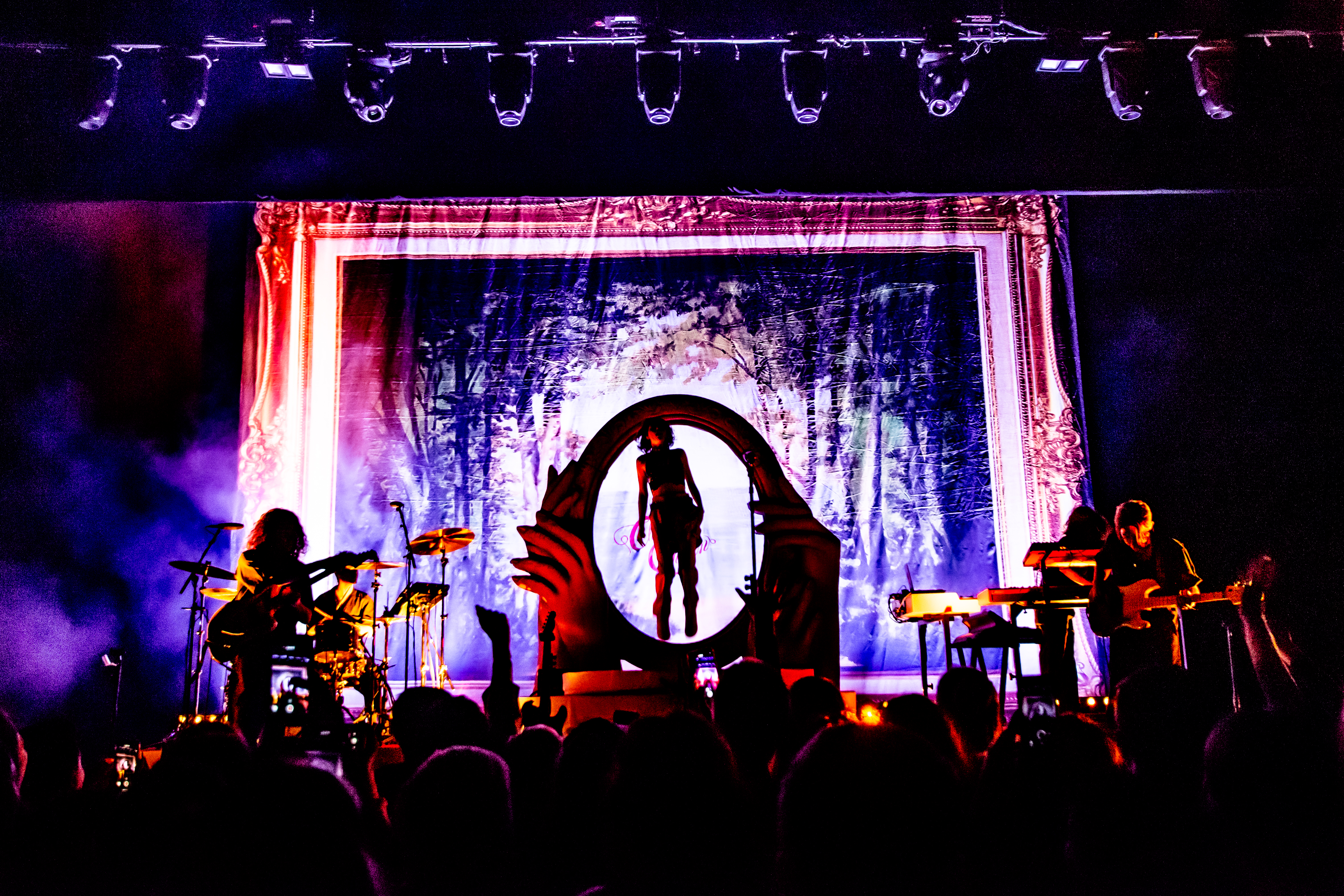 King Princess performing at Queen Elizabeth Theatre, Vancouver - concert photography by Michael Caswell