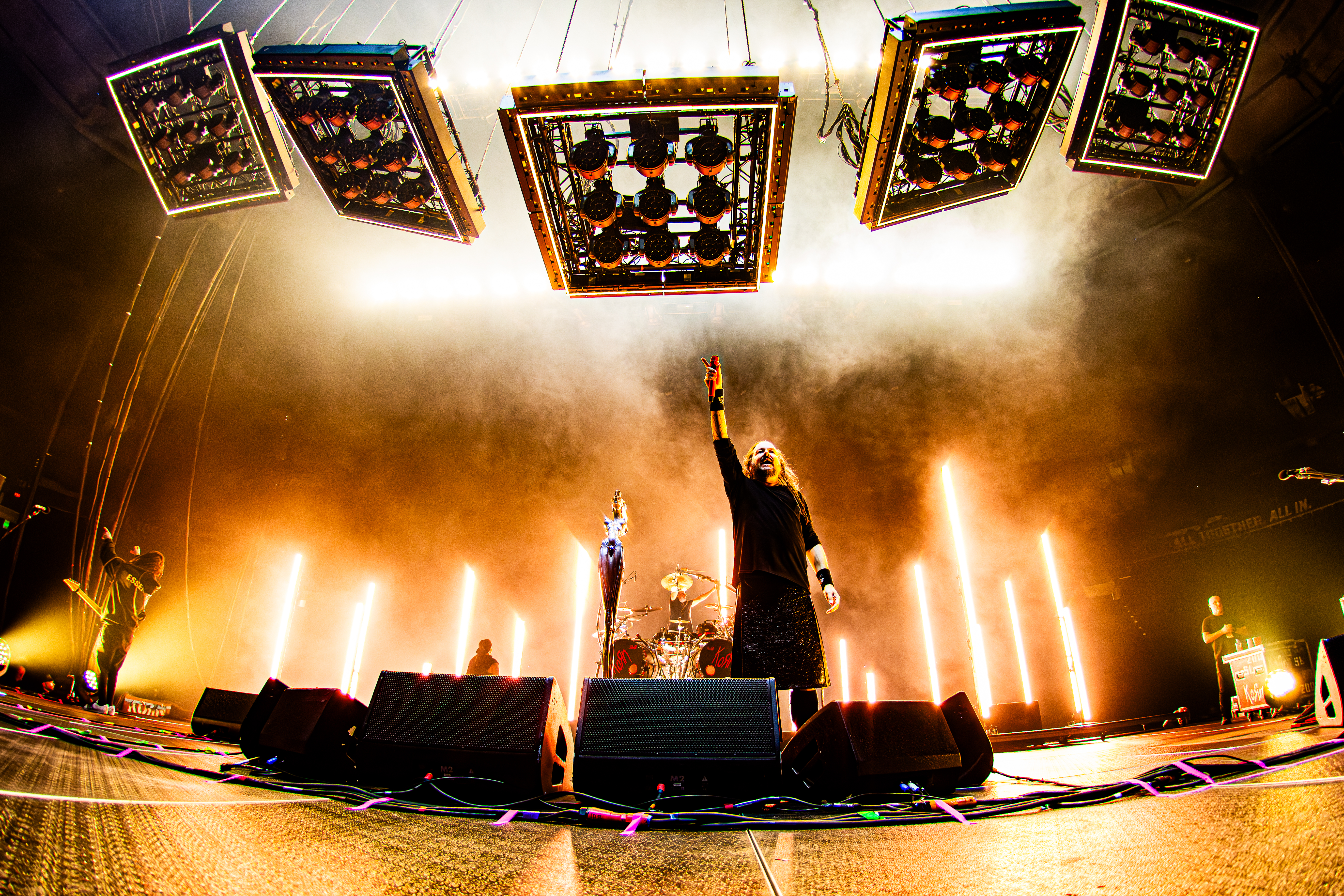 Korn performing at Rogers Arena, Vancouver - concert photography by Michael Caswell