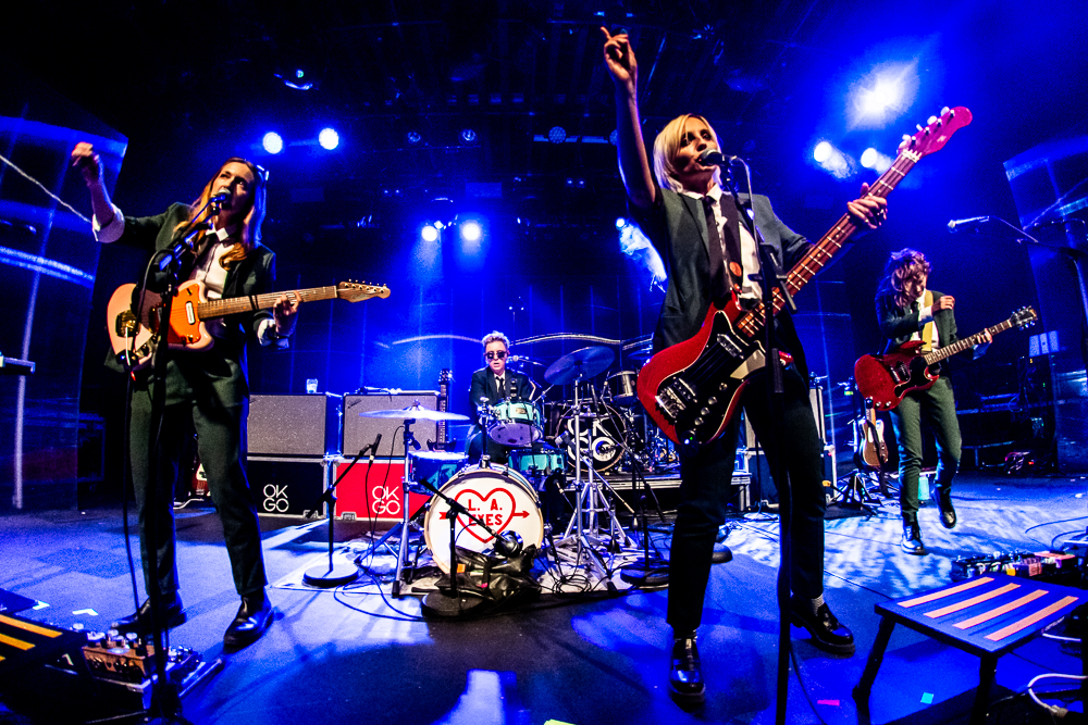 L.A. Exes performing at Commodore Ballroom, Vancouver - concert photography by Michael Caswell