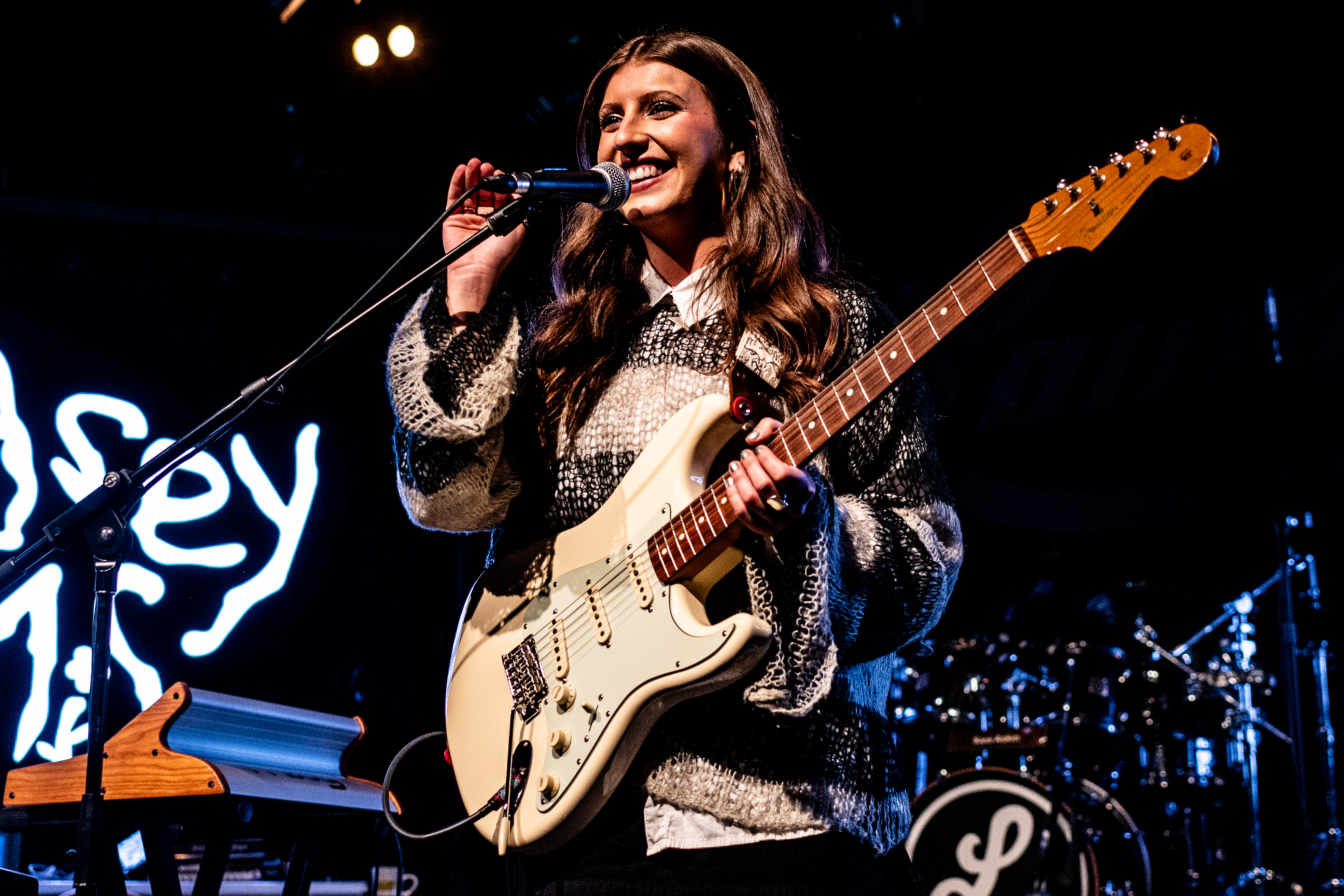 Lindsey Lomis performing at Commodore Ballroom, Vancouver - concert photography by Michael Caswell