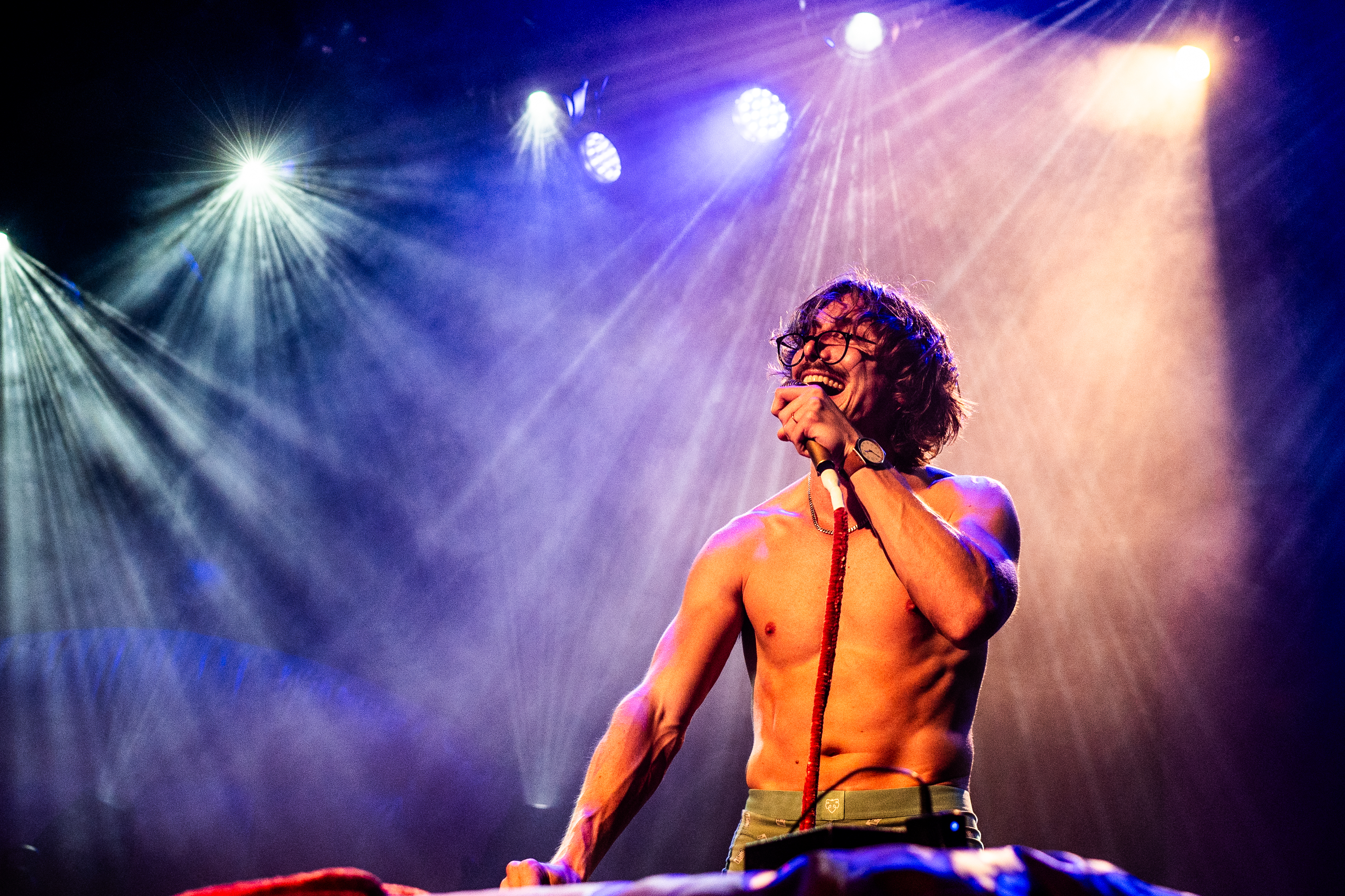 Marc Rebillet performing at Commodore Ballroom, Vancouver - concert photography by Michael Caswell
