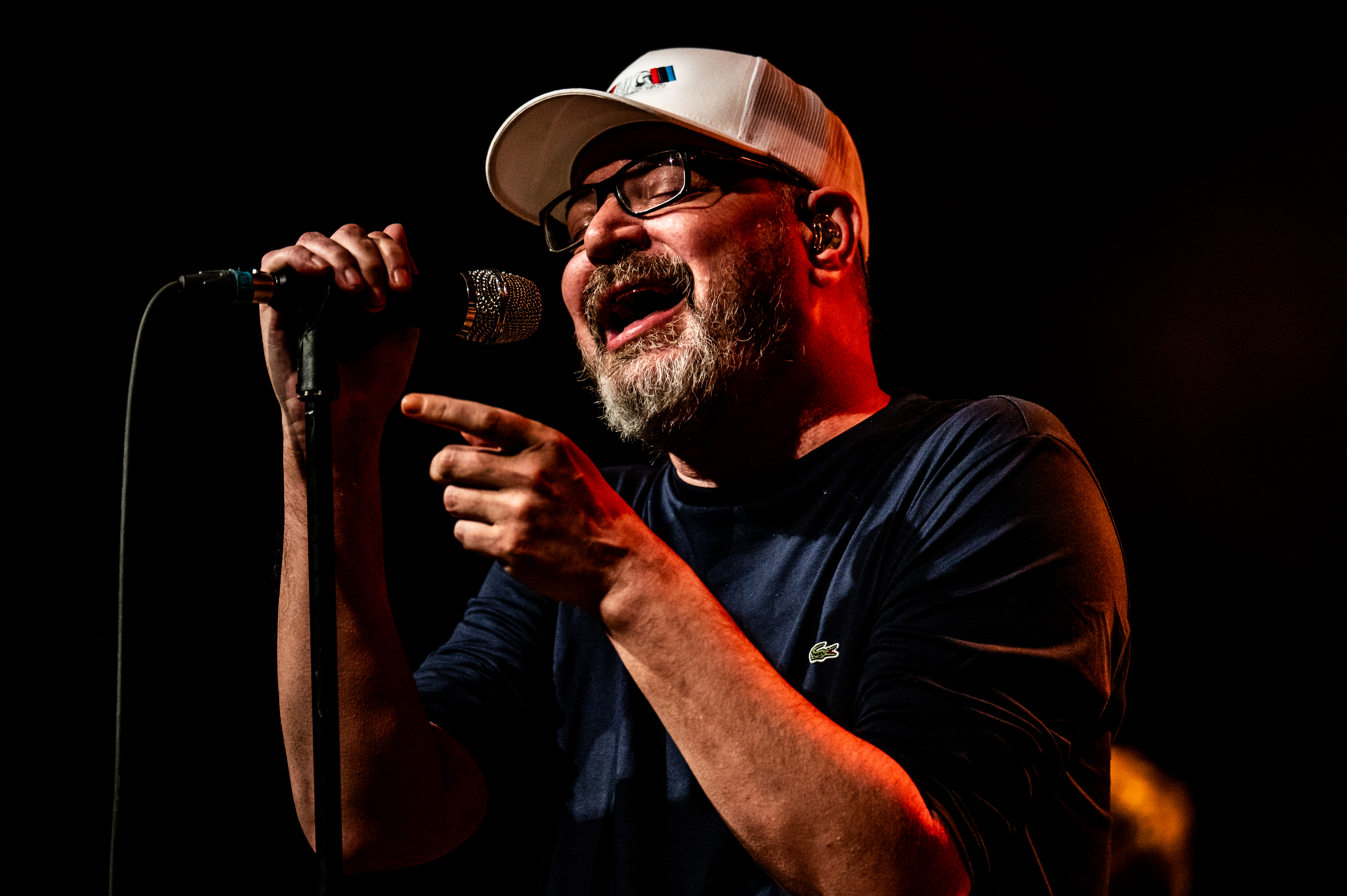 Matthew Good performing at Commodore Ballroom, Vancouver - concert photography by Michael Caswell
