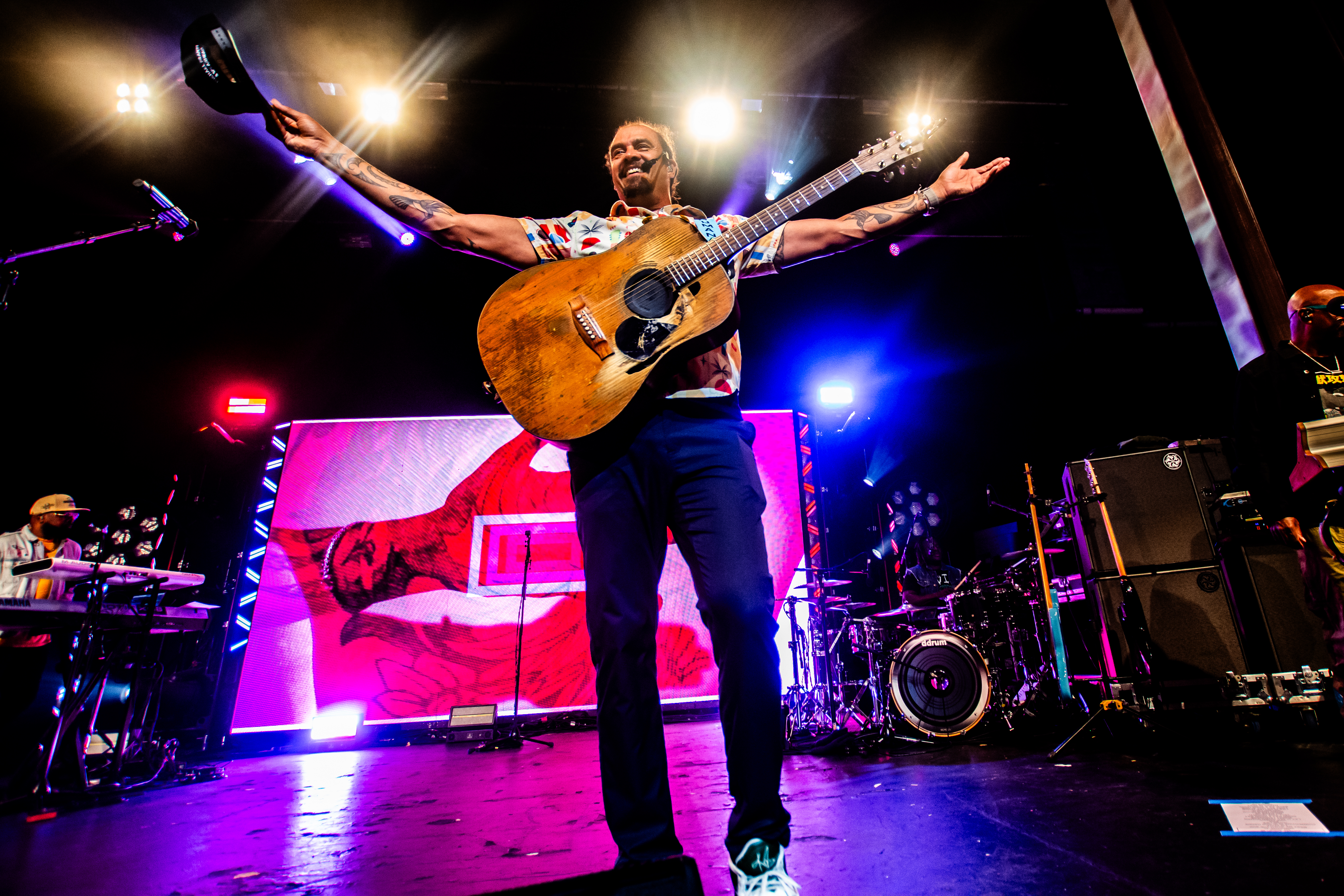 Michael Franti & Spearhead performing at Vogue Theatre, Vancouver - concert photography by Michael Caswell