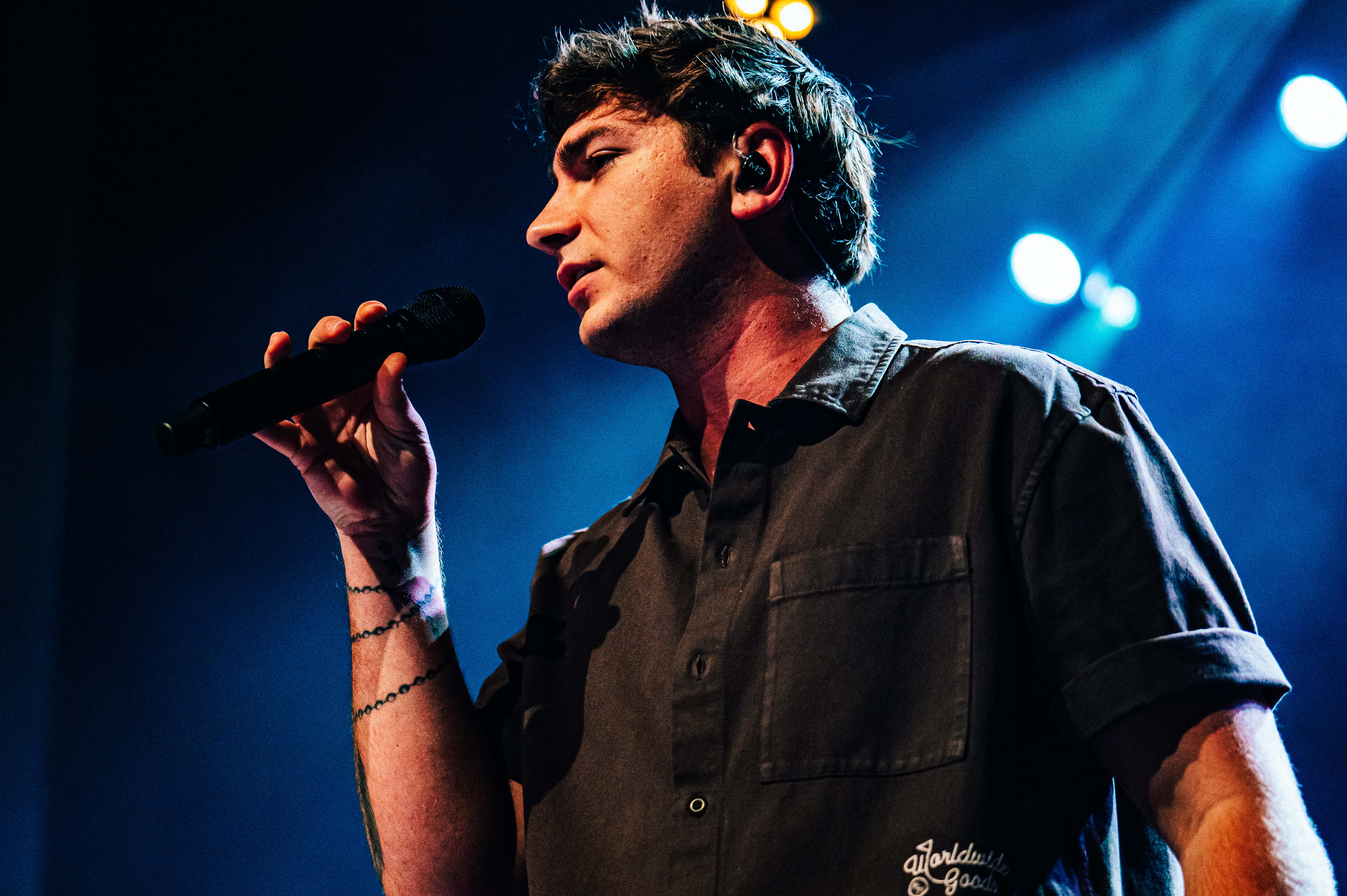 Michael Sanzone performing at Vogue Theatre, Vancouver - concert photography by Michael Caswell
