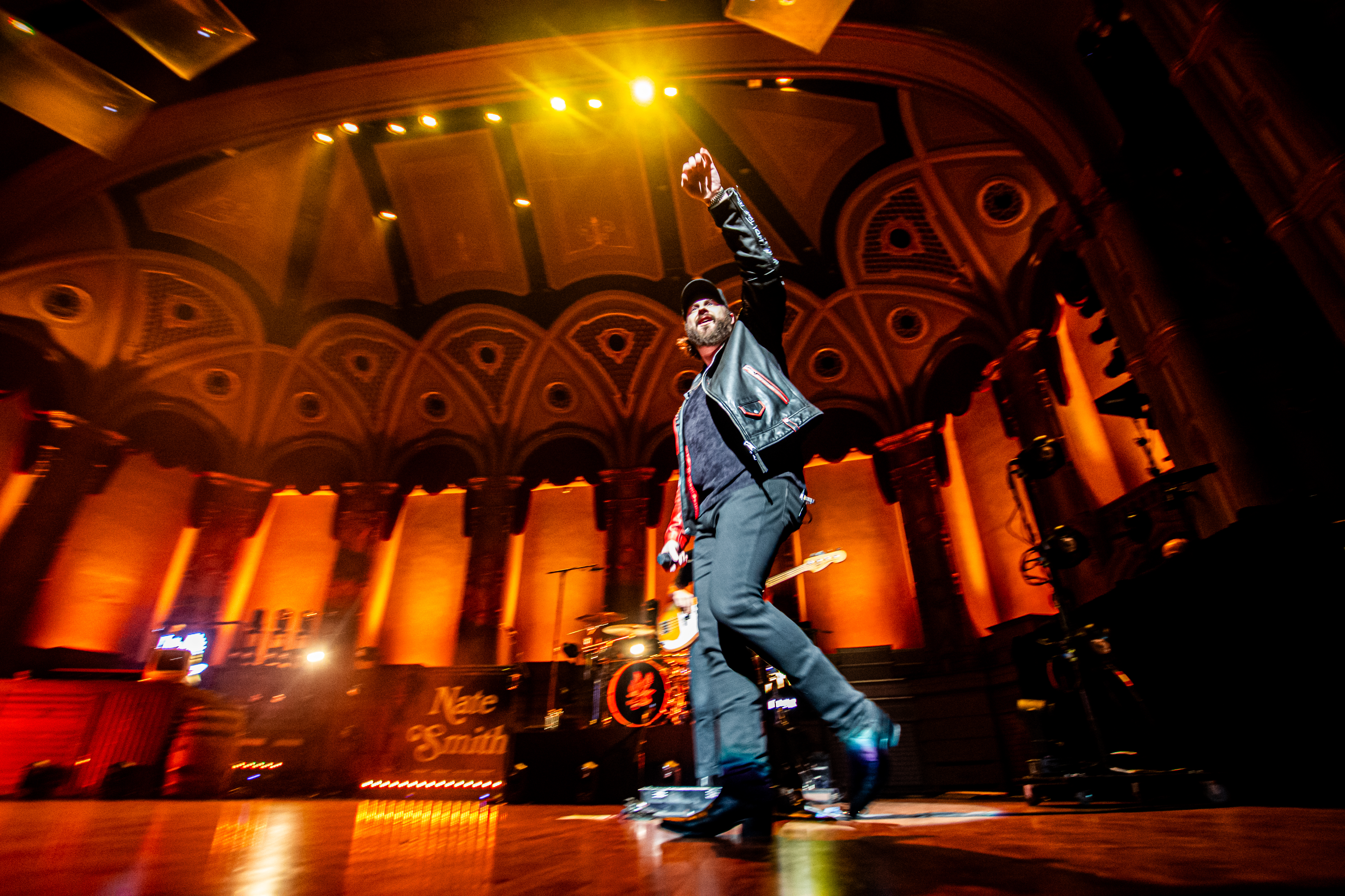 Nate Smith performing at Orpheum Theatre, Vancouver - concert photography by Michael Caswell