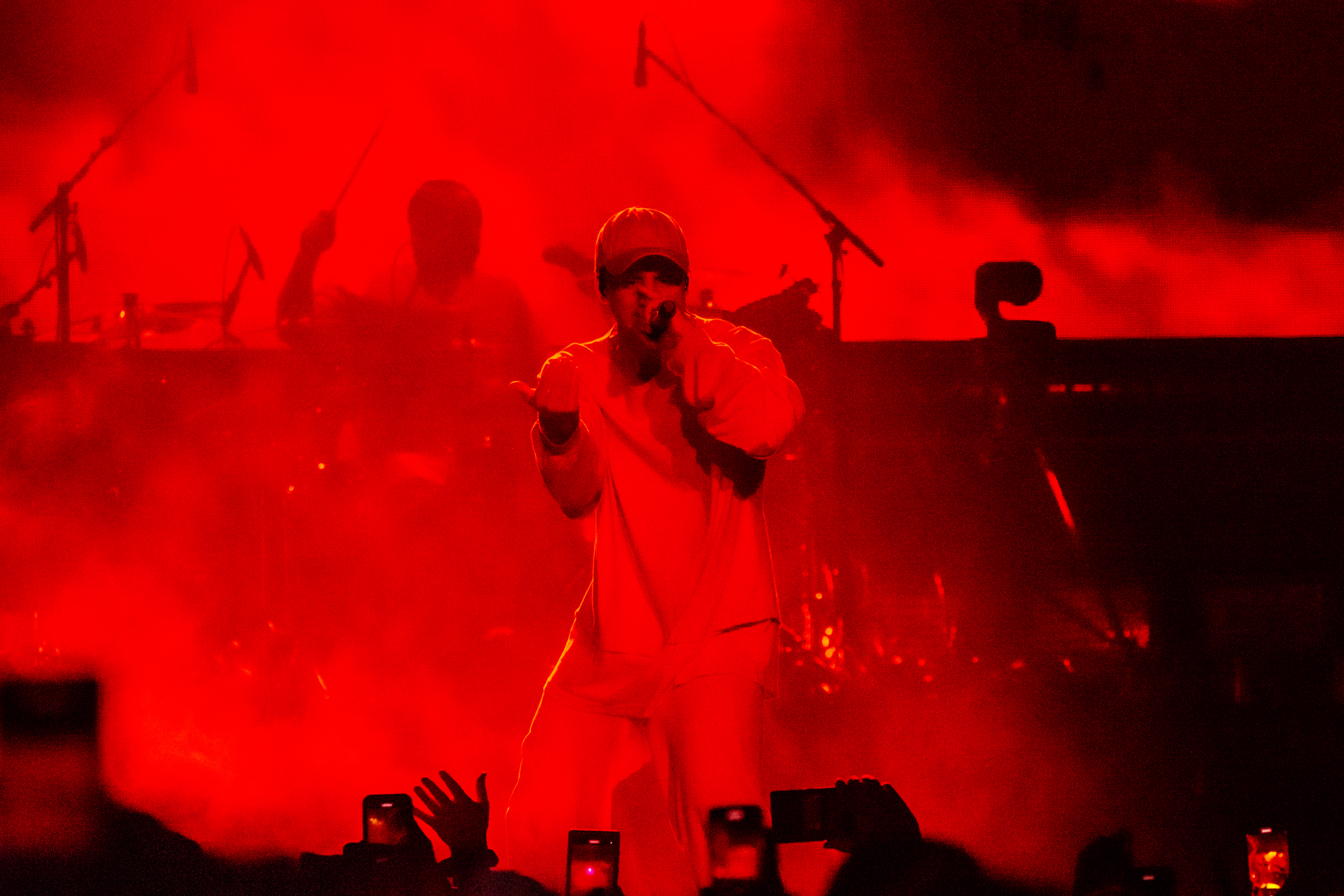 NF performing at Rogers Arena, Vancouver - concert photography by Michael Caswell