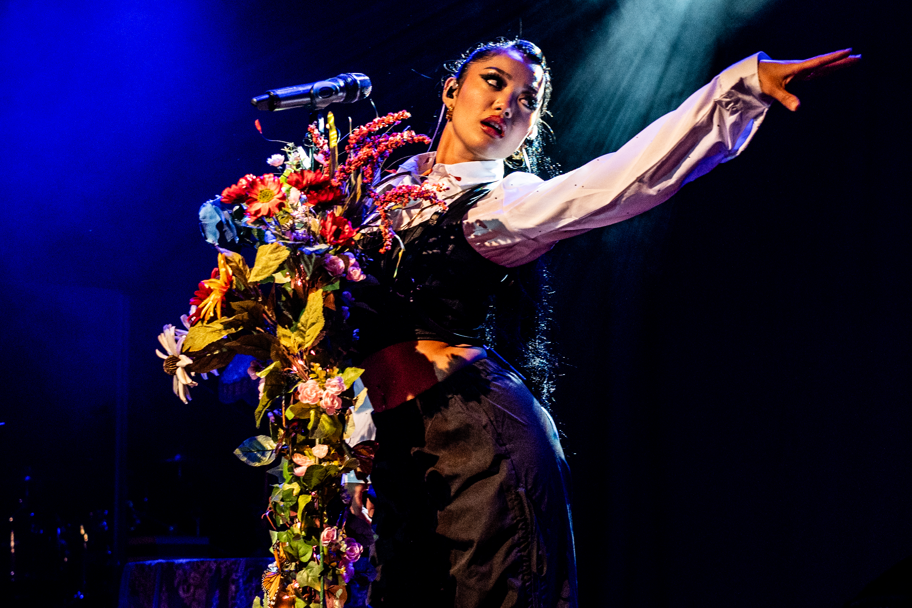 Nikkaela performing at Commodore Ballroom, Vancouver - concert photography by Michael Caswell