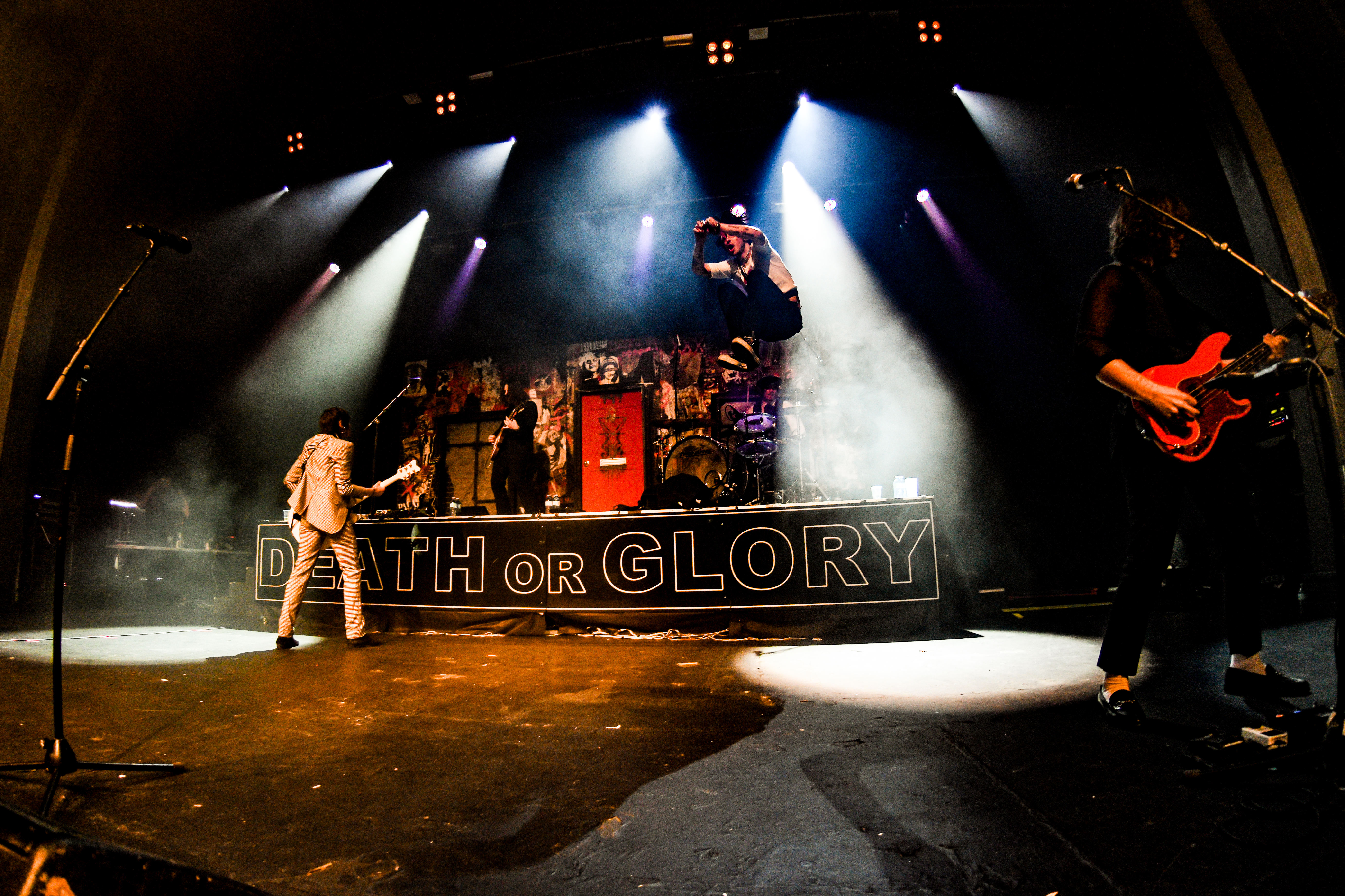 Palaye Royale performing at Vogue Theatre, Vancouver - concert photography by Michael Caswell