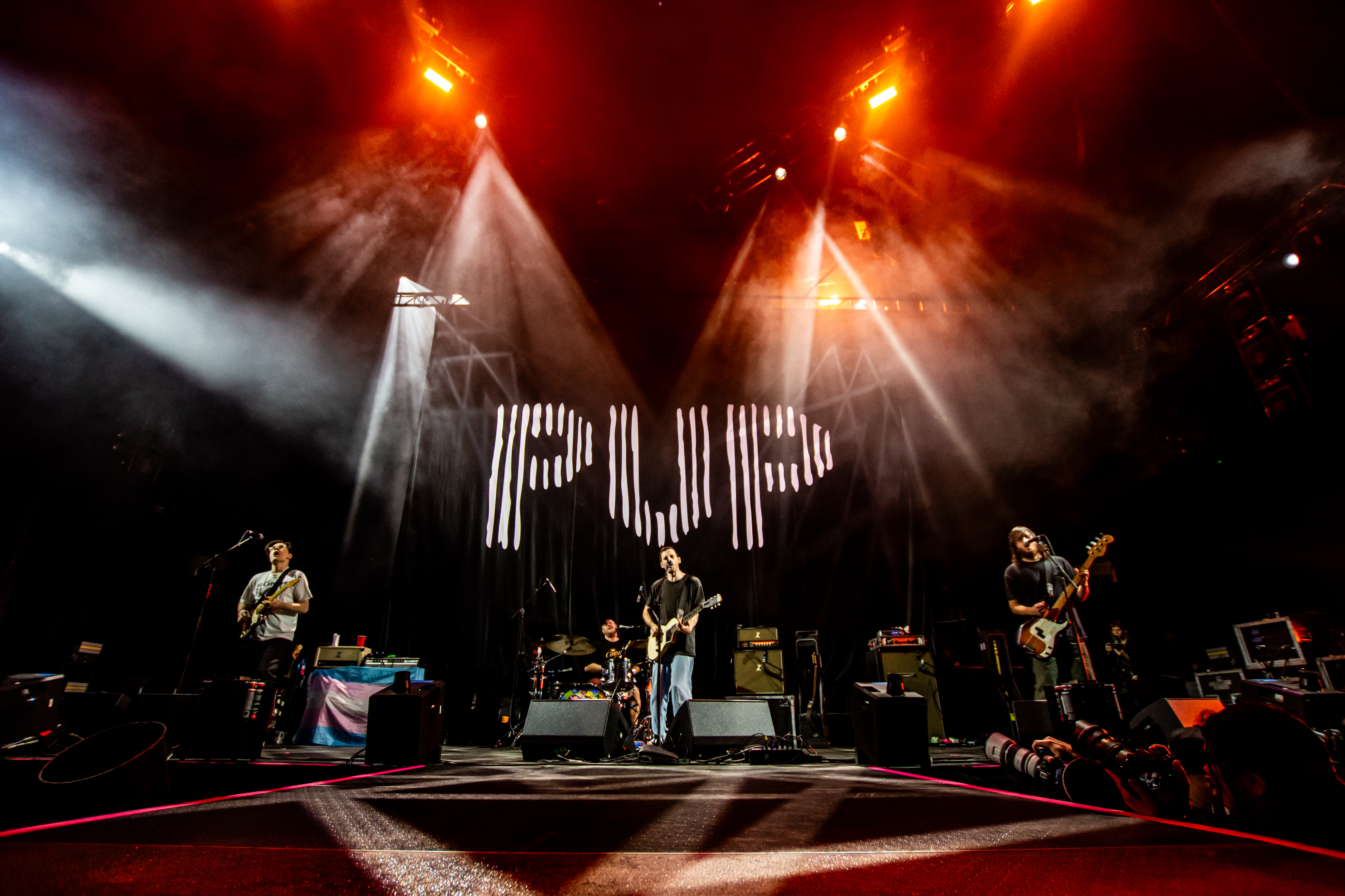 PUP performing at Rogers Arena, Vancouver - concert photography by Michael Caswell