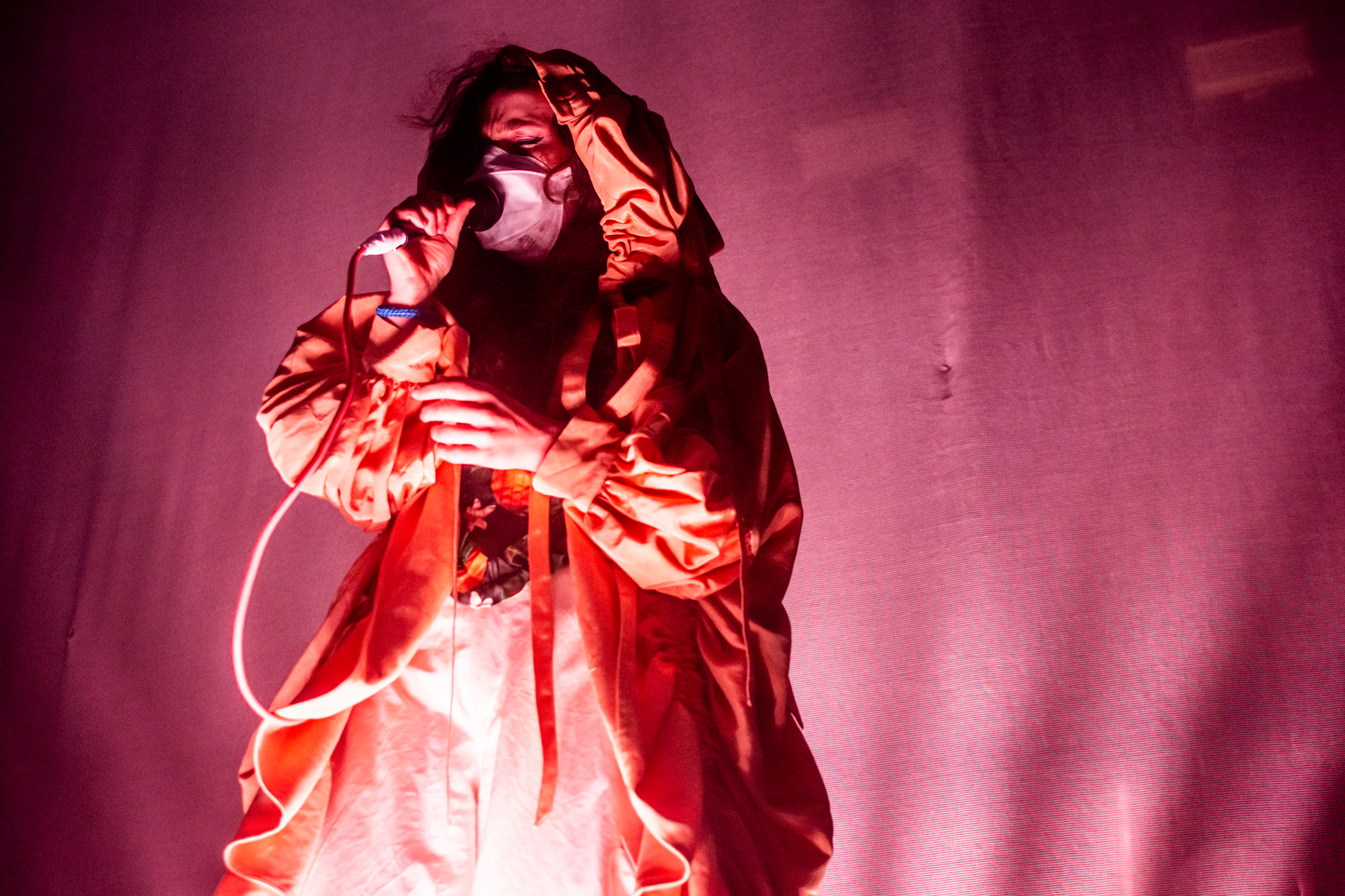 Purity Ring performing at Hollywood Theatre, Vancouver - concert photography by Michael Caswell