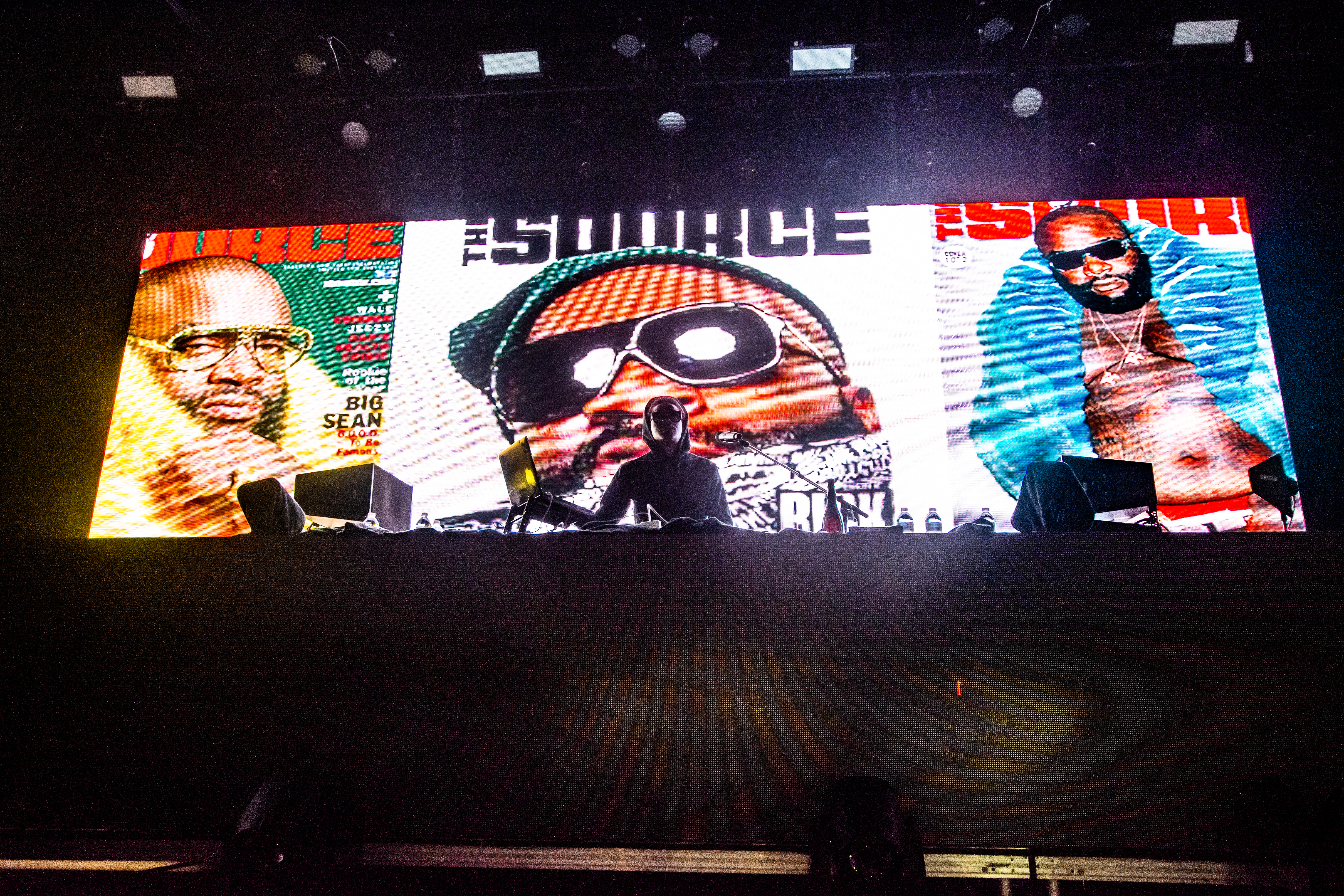 Rick Ross performing at Harbour Events Centre, Vancouver - concert photography by Michael Caswell