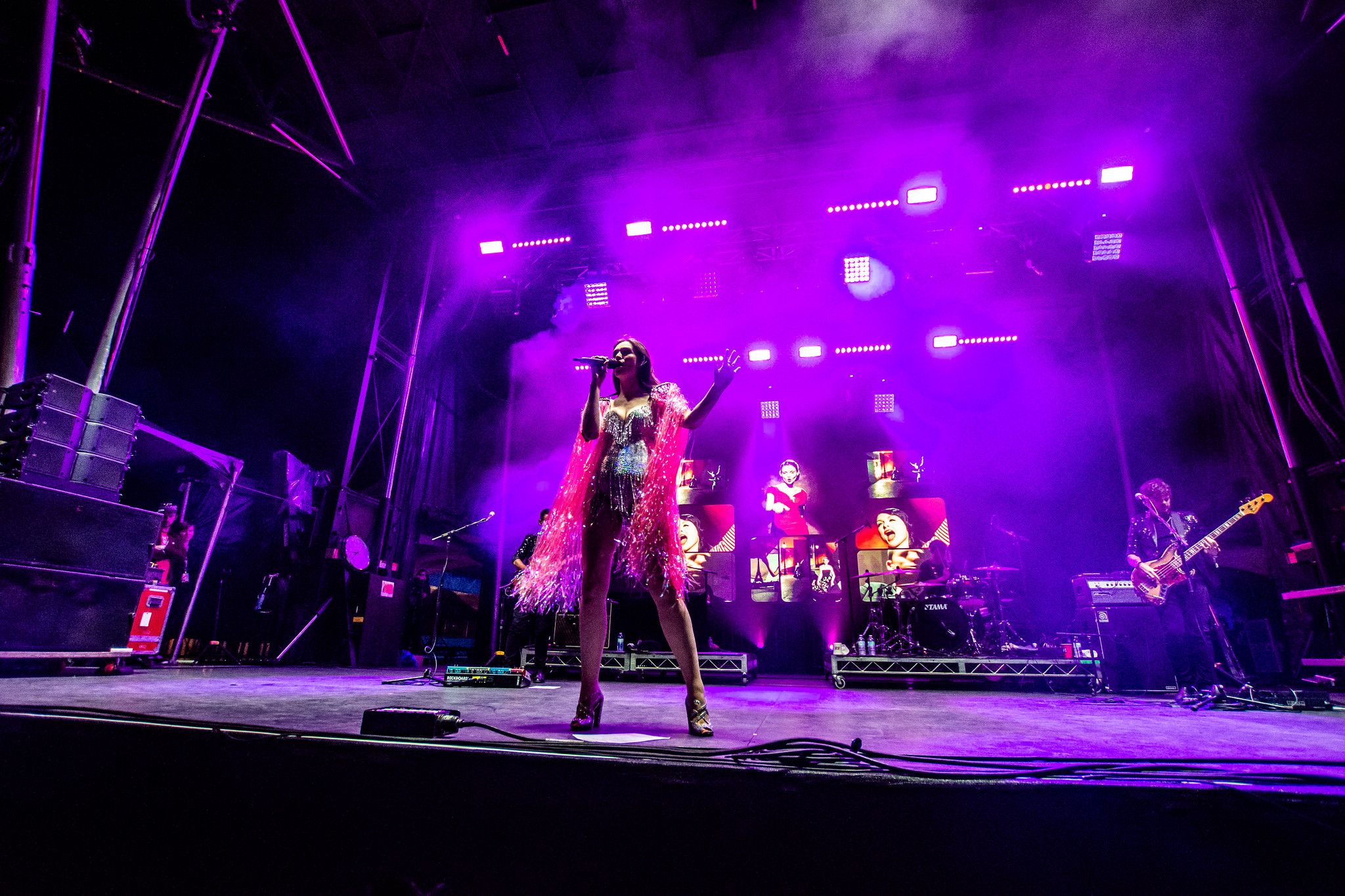 Sophie Ellis-Bextor performing at Rifflandia Festival, Vancouver - concert photography by Michael Caswell