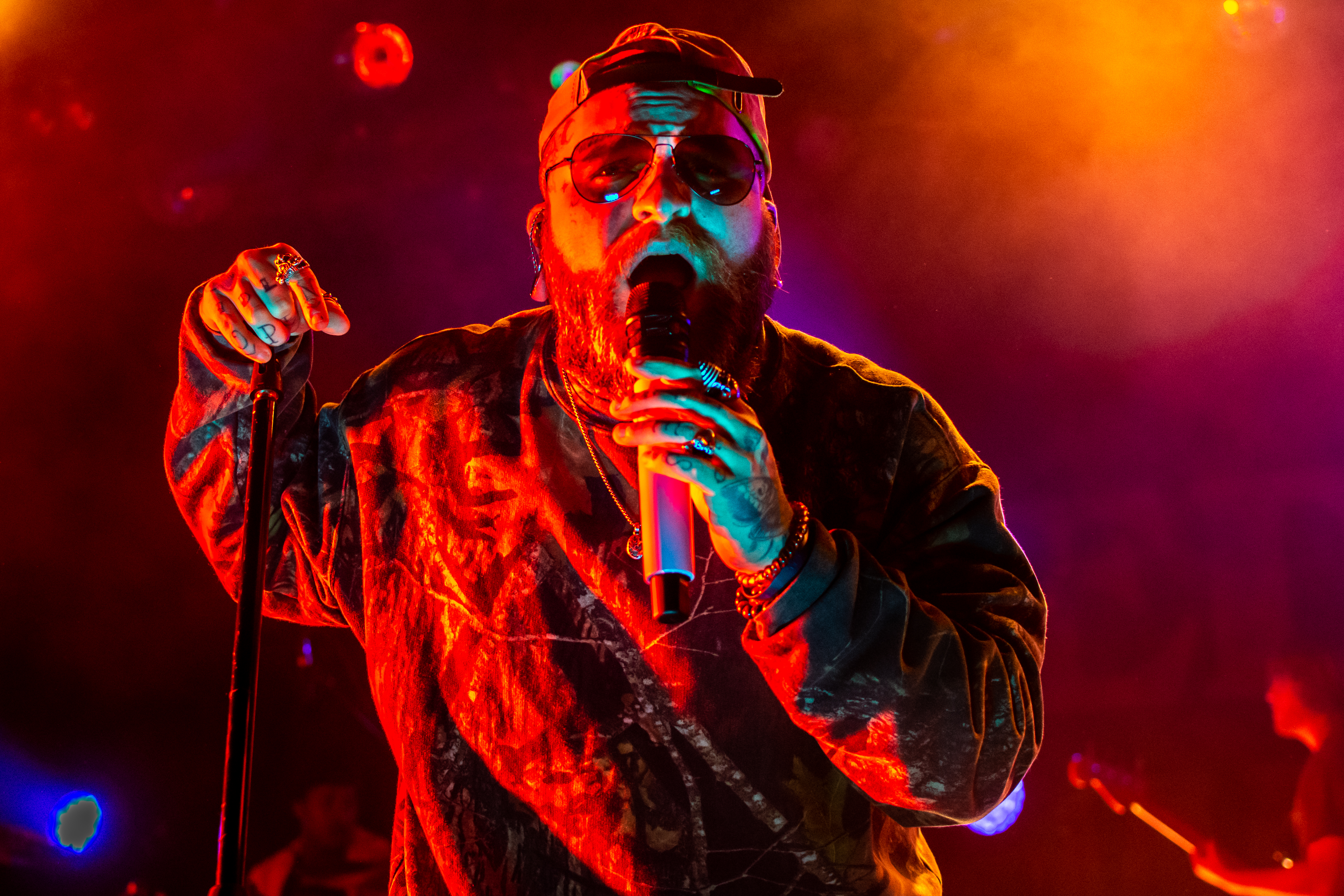 Teddy Swims performing at Commodore Ballroom, Vancouver - concert photography by Michael Caswell
