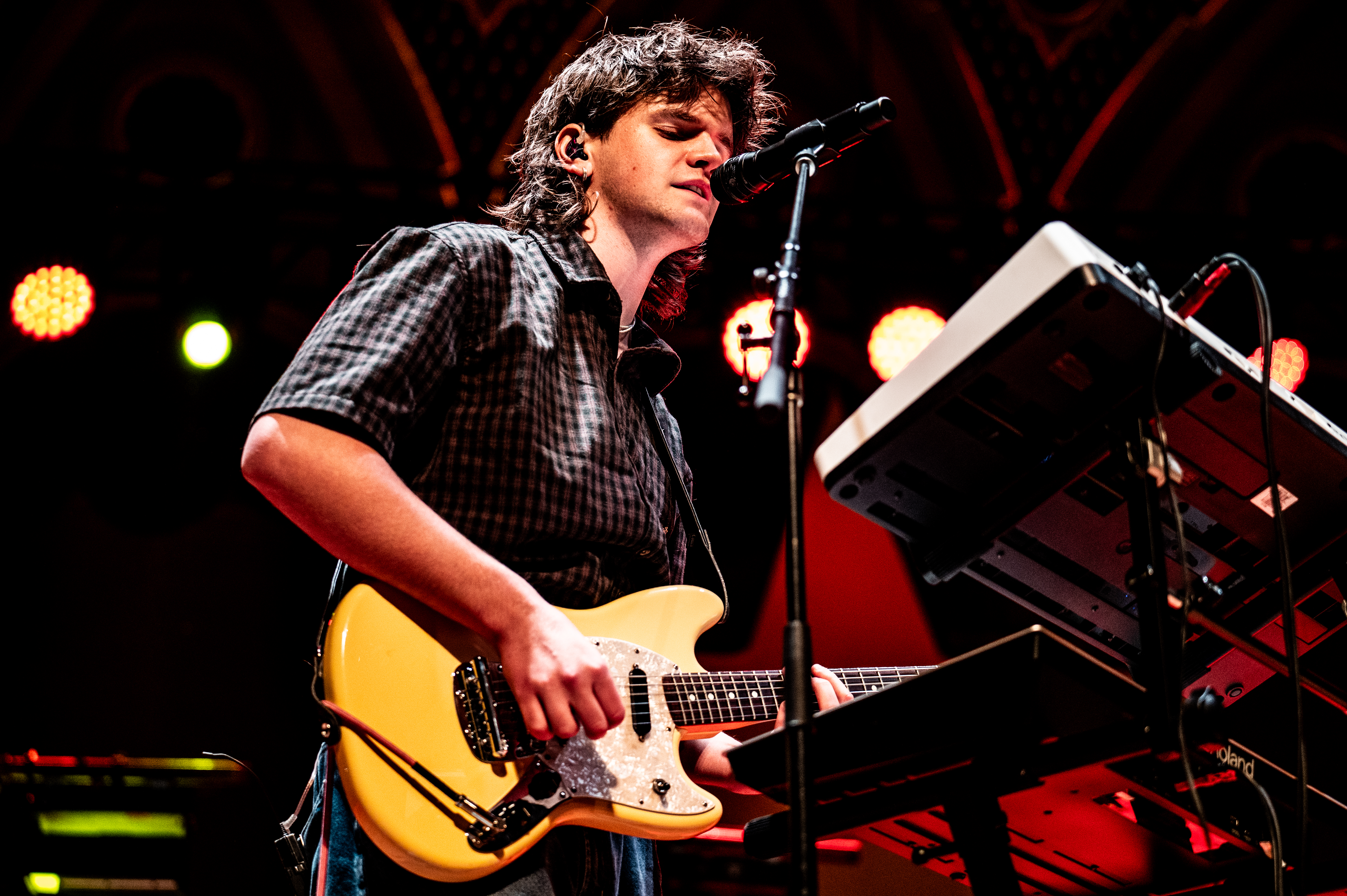 Teenage Dads performing at Orpheum Theatre, Vancouver - concert photography by Michael Caswell