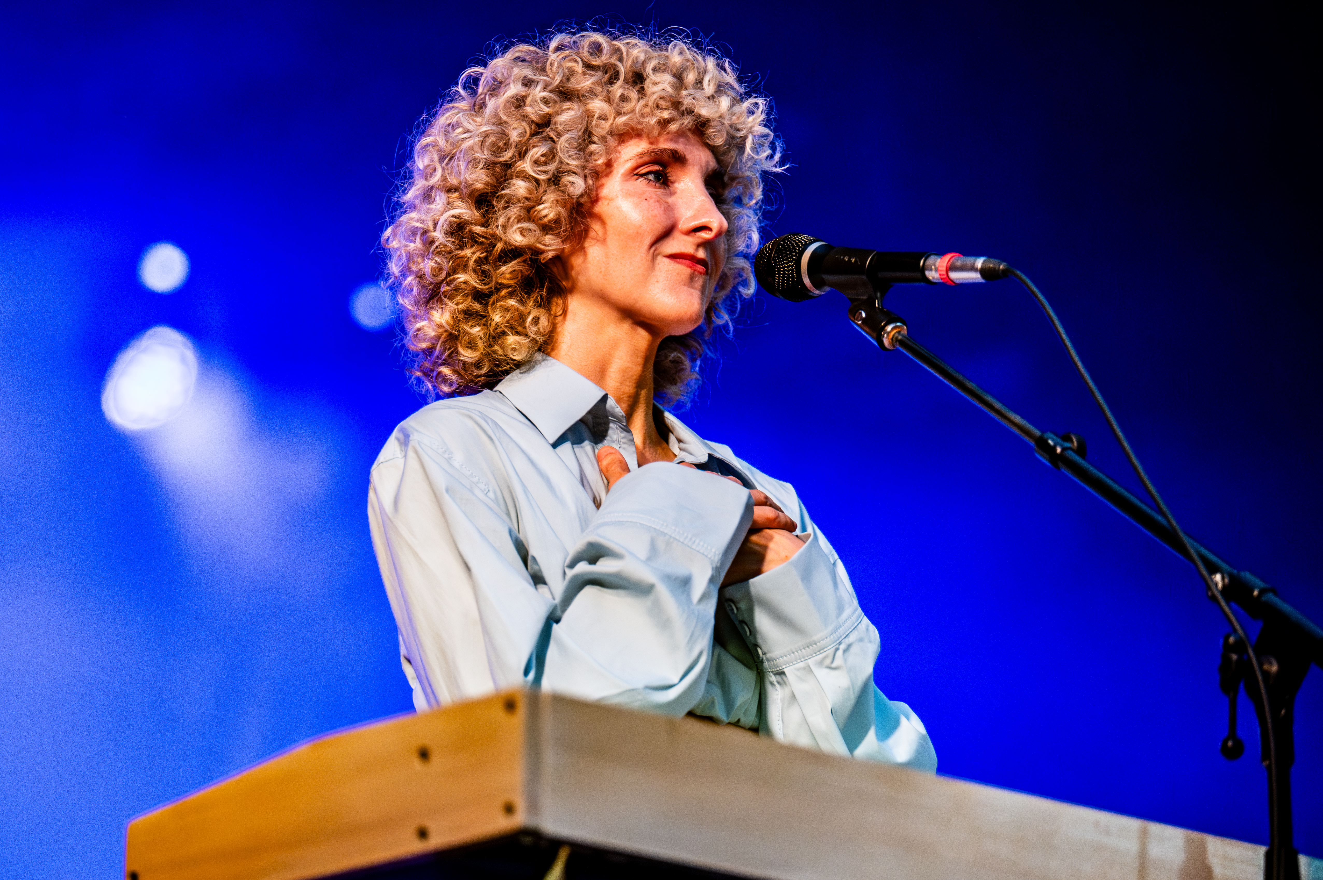 Tennis performing at Malkin Bowl, Vancouver - concert photography by Michael Caswell