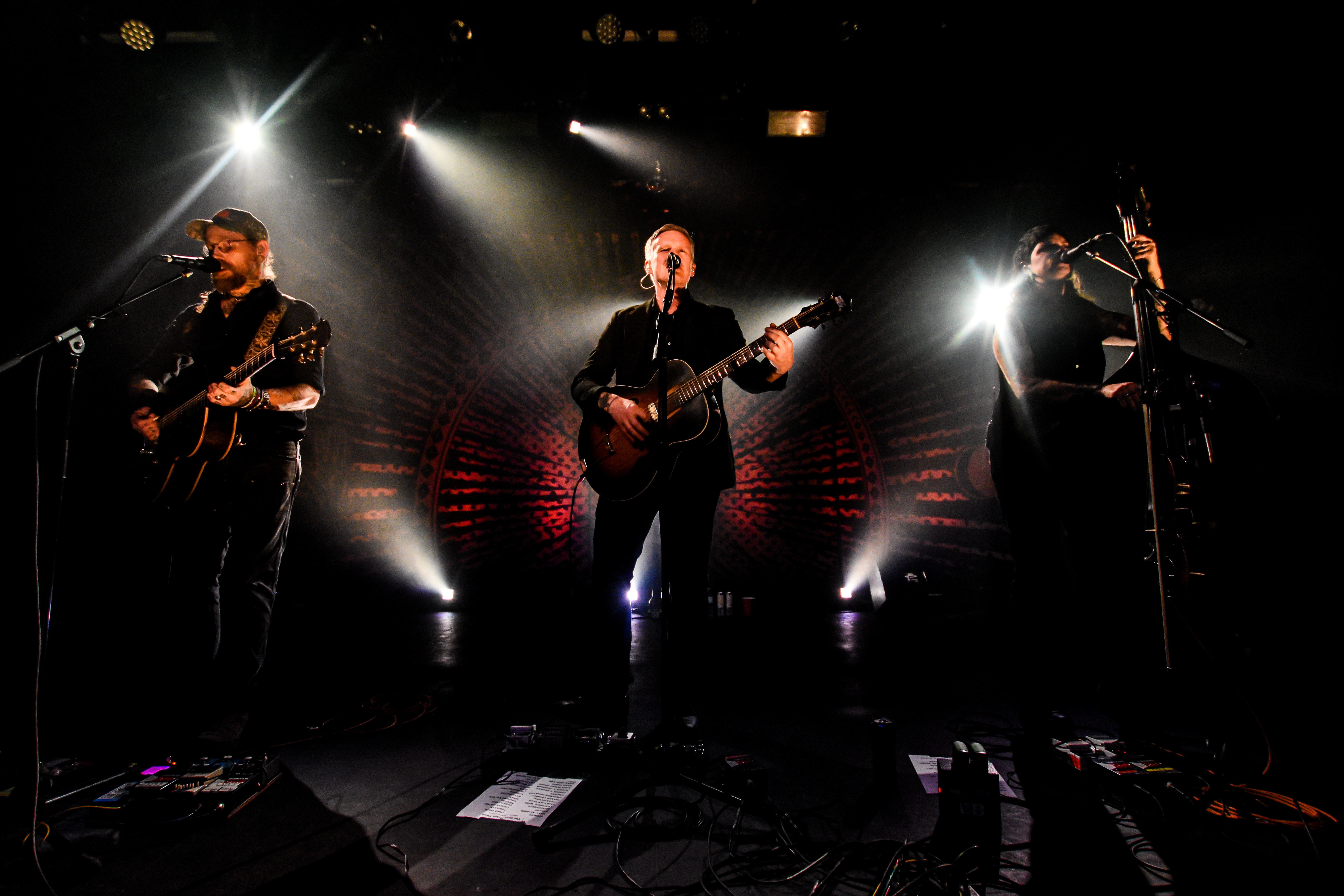 The Devil Makes Three performing at Commodore Ballroom, Vancouver - concert photography by Michael Caswell