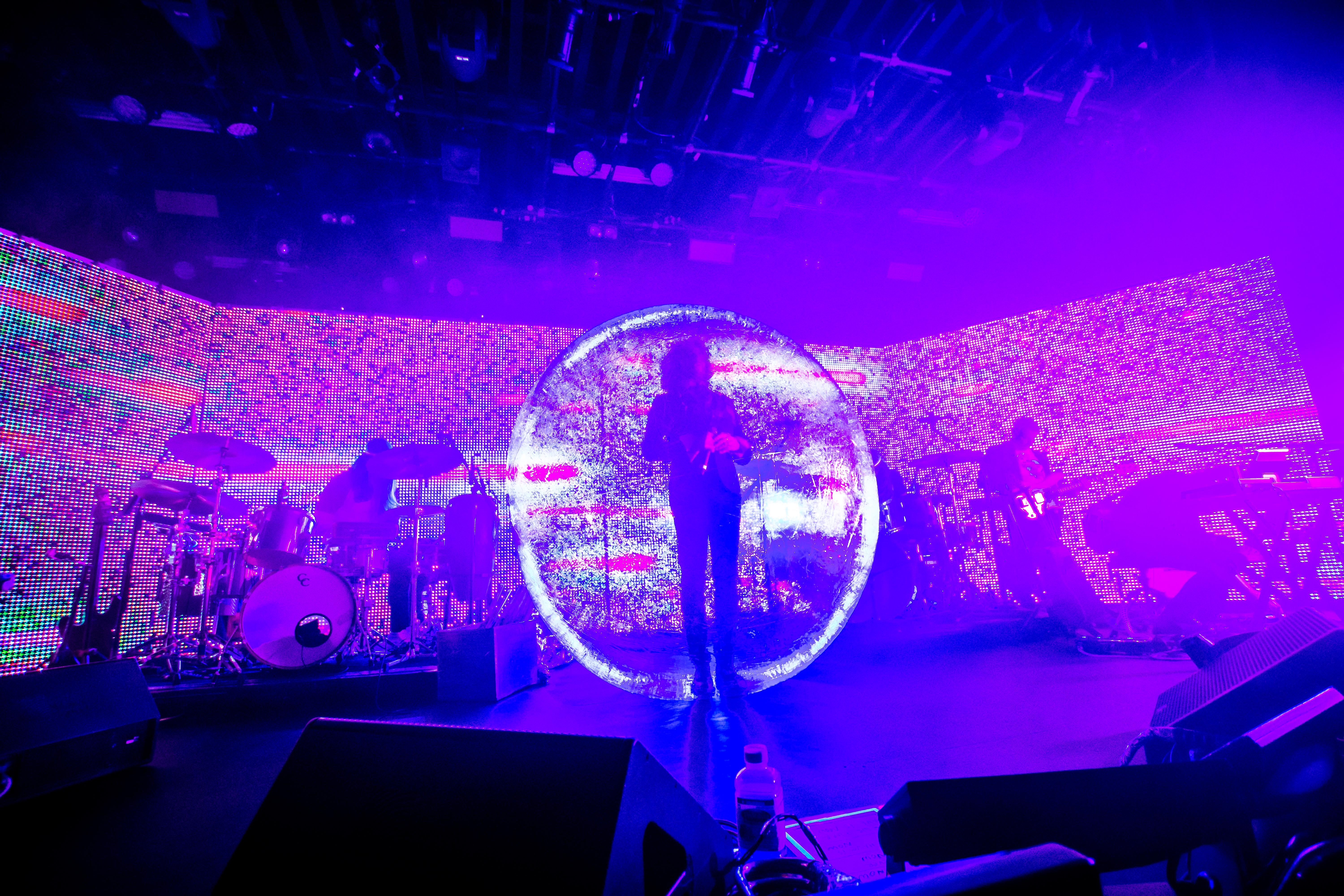 The Flaming Lips performing at Commodore Ballroom, Vancouver - concert photography by Michael Caswell