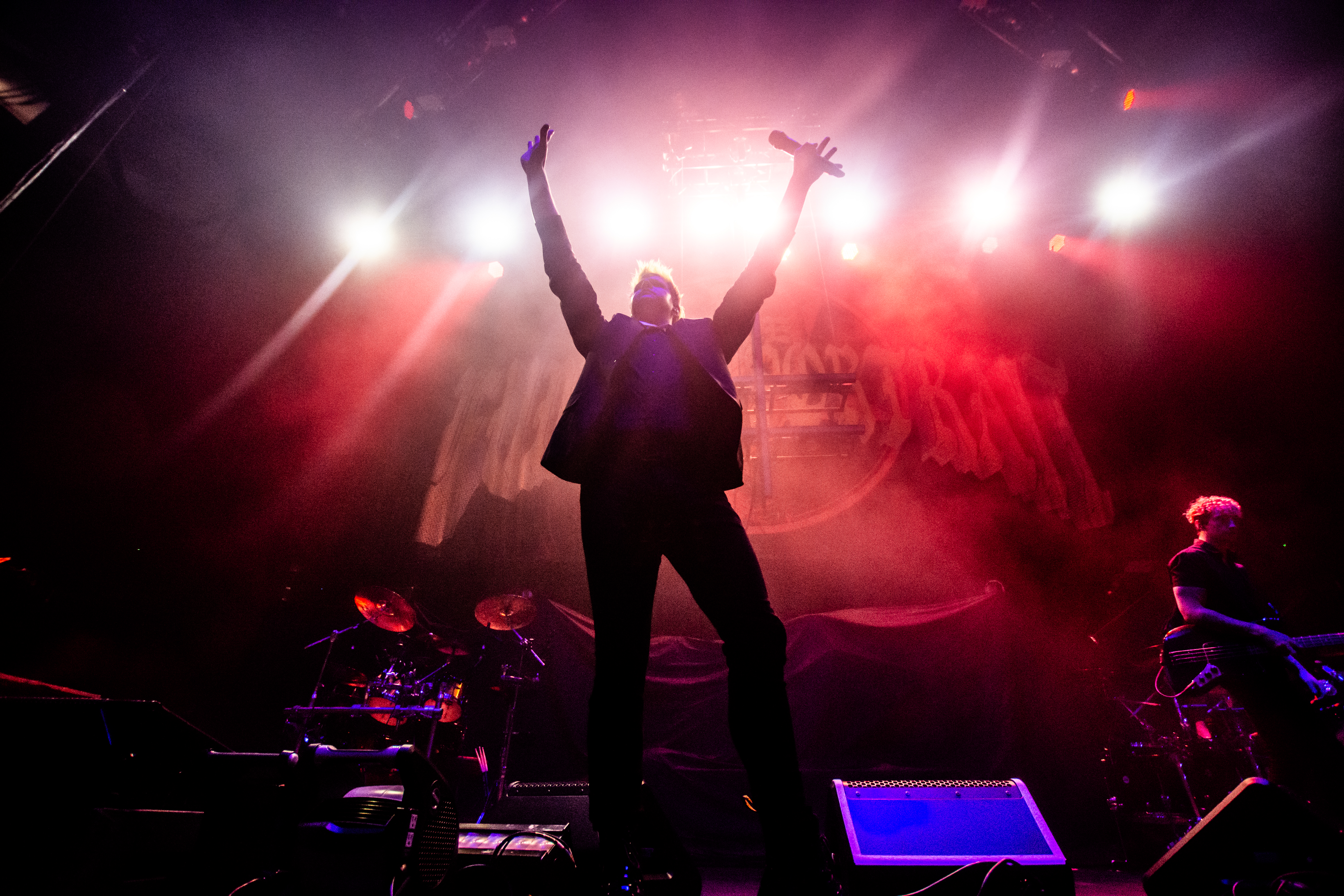 The Funeral Portrait performing at Rogers Arena, Vancouver - concert photography by Michael Caswell