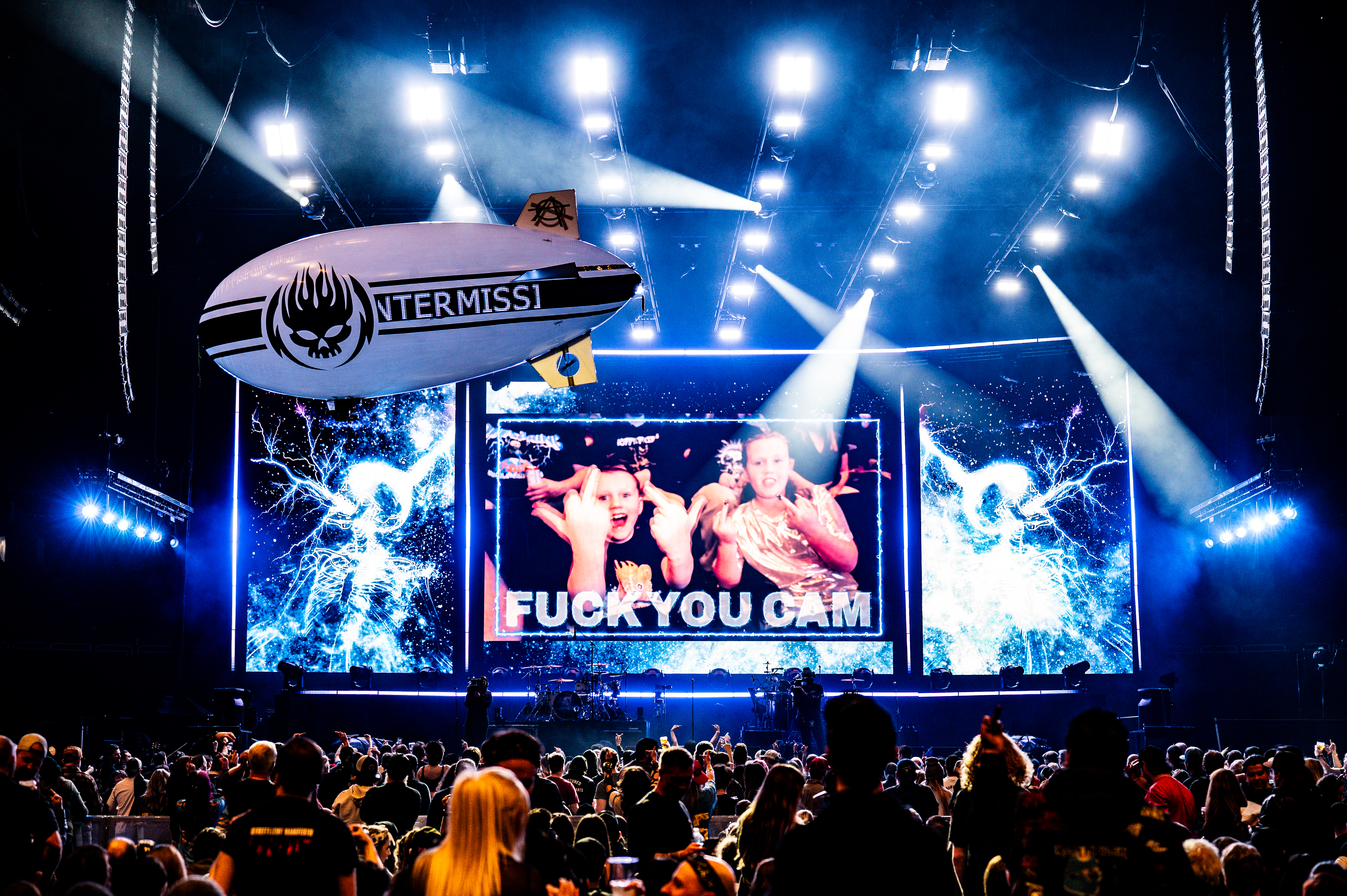 The Offspring performing at Rogers Arena, Vancouver - concert photography by Michael Caswell