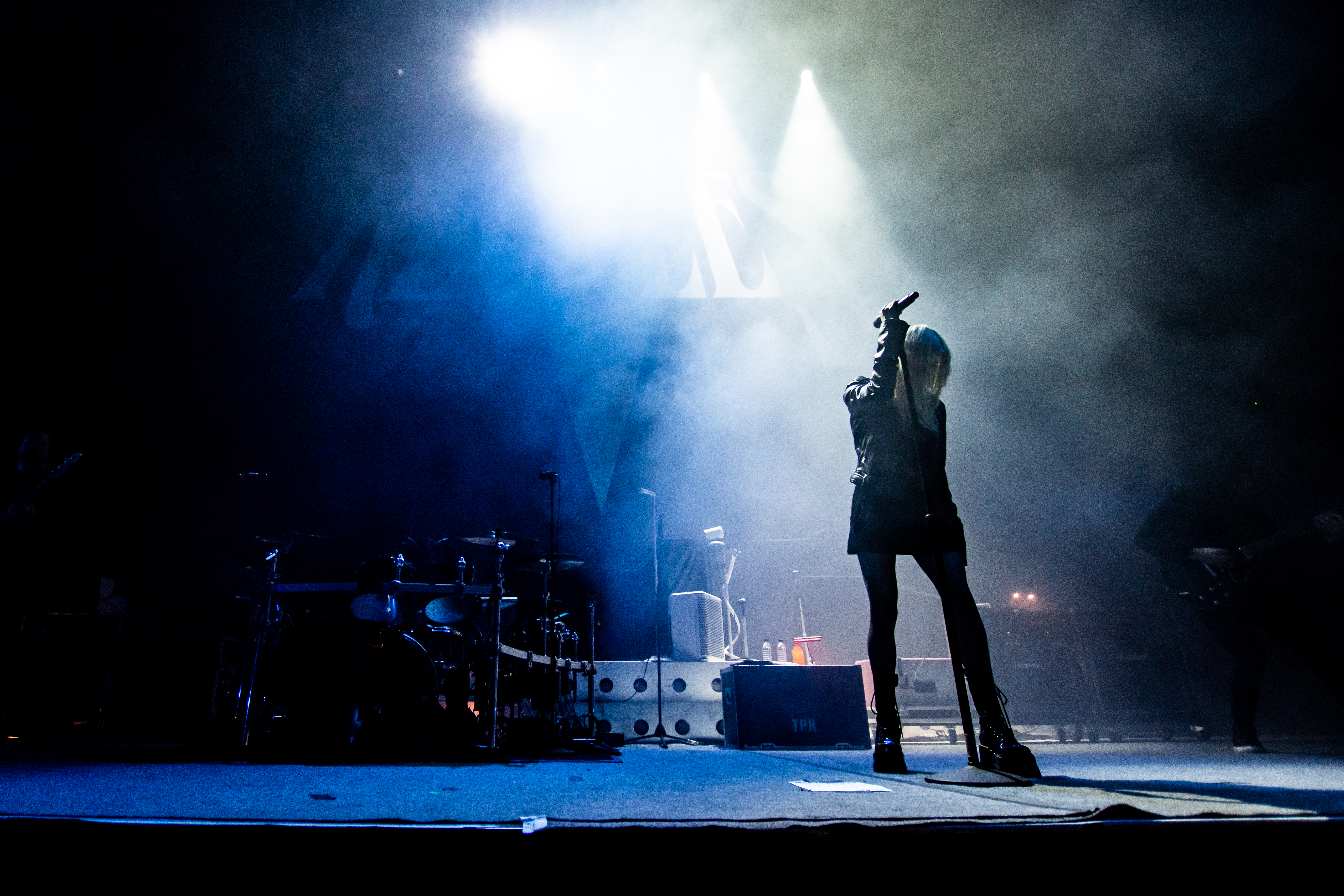 The Pretty Reckless performing at Rogers Arena, Vancouver - concert photography by Michael Caswell