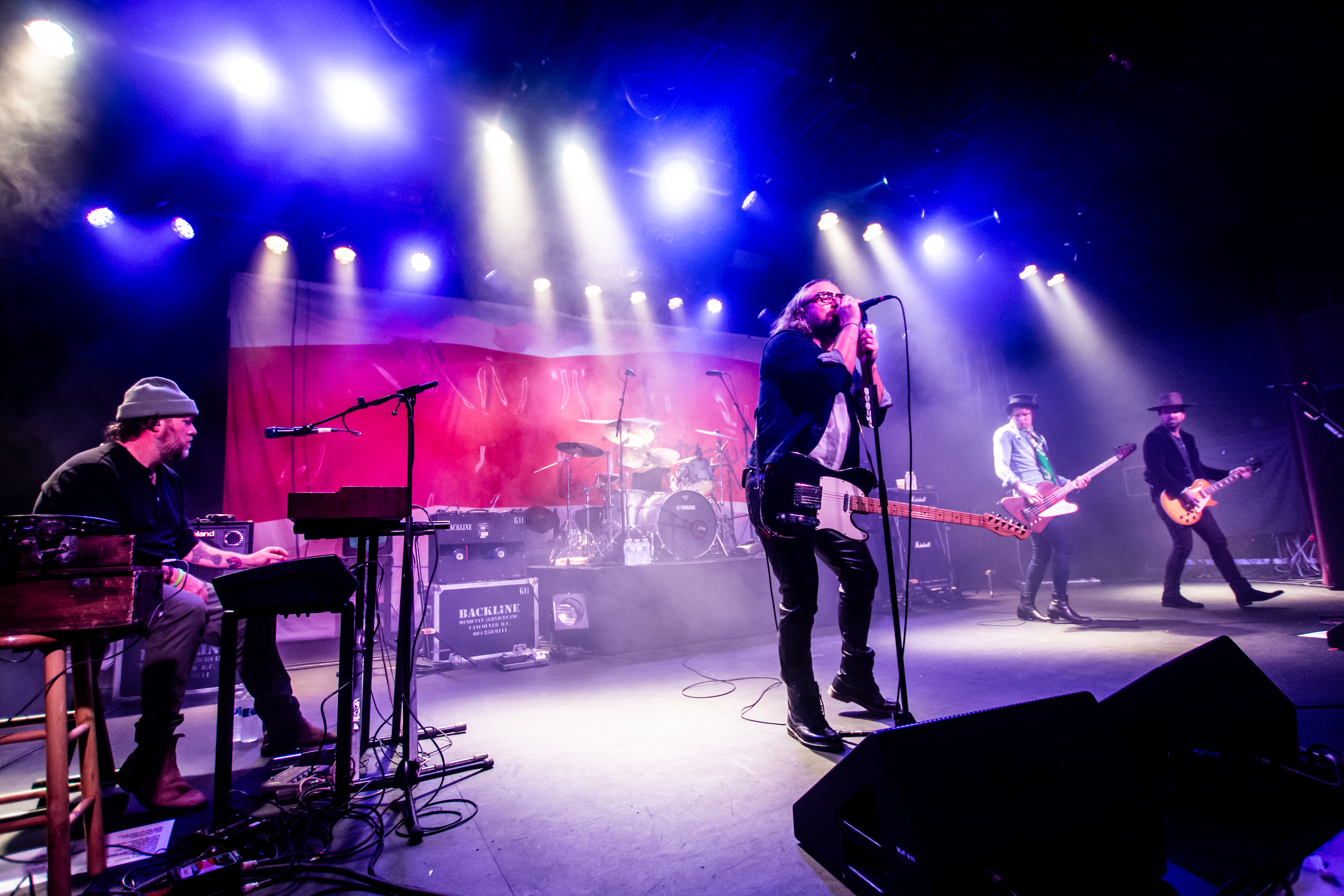 The Trews performing at Commodore Ballroom, Vancouver - concert photography by Michael Caswell