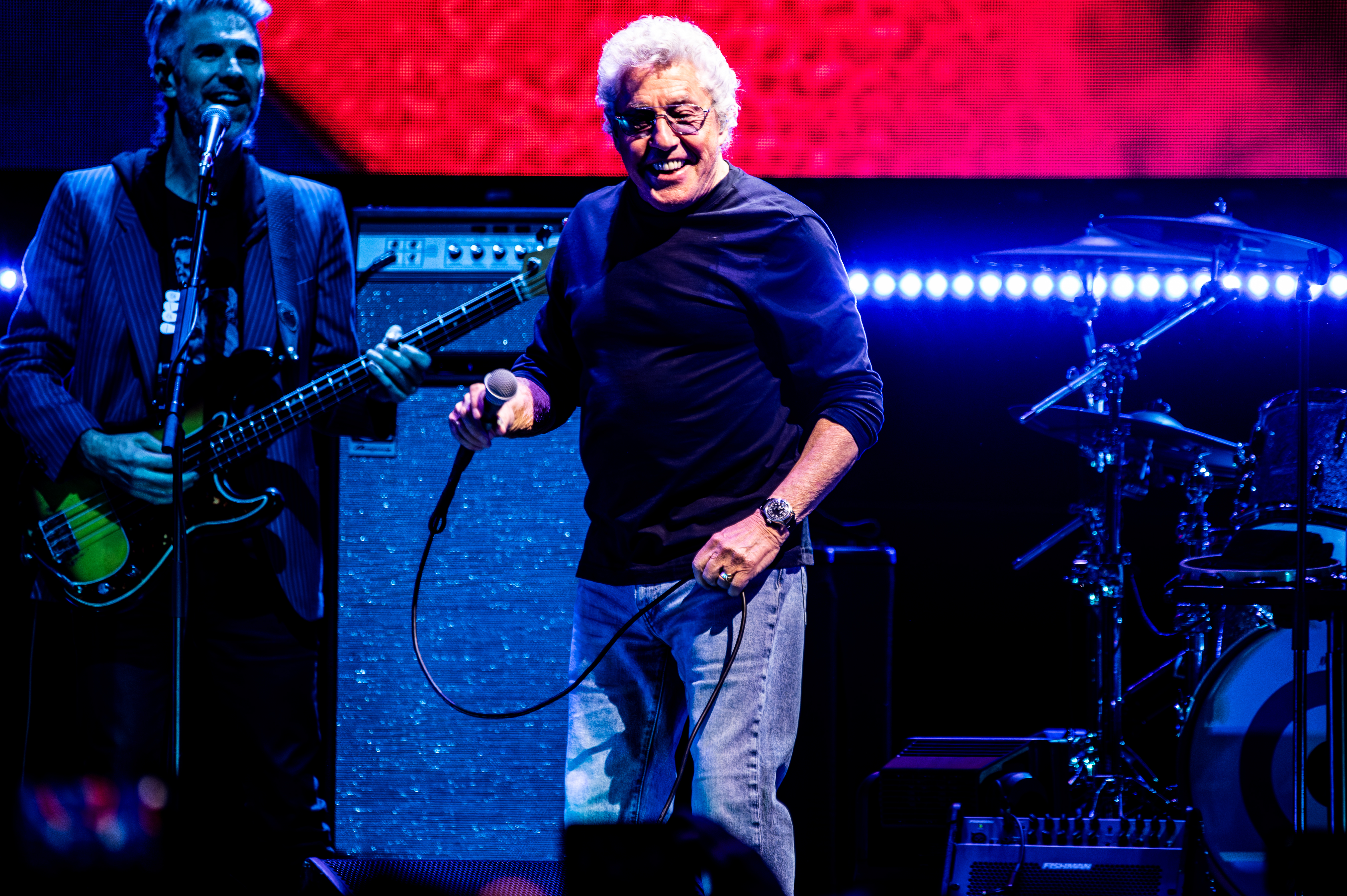 The Who performing at Rogers Arena, Vancouver - concert photography by Michael Caswell