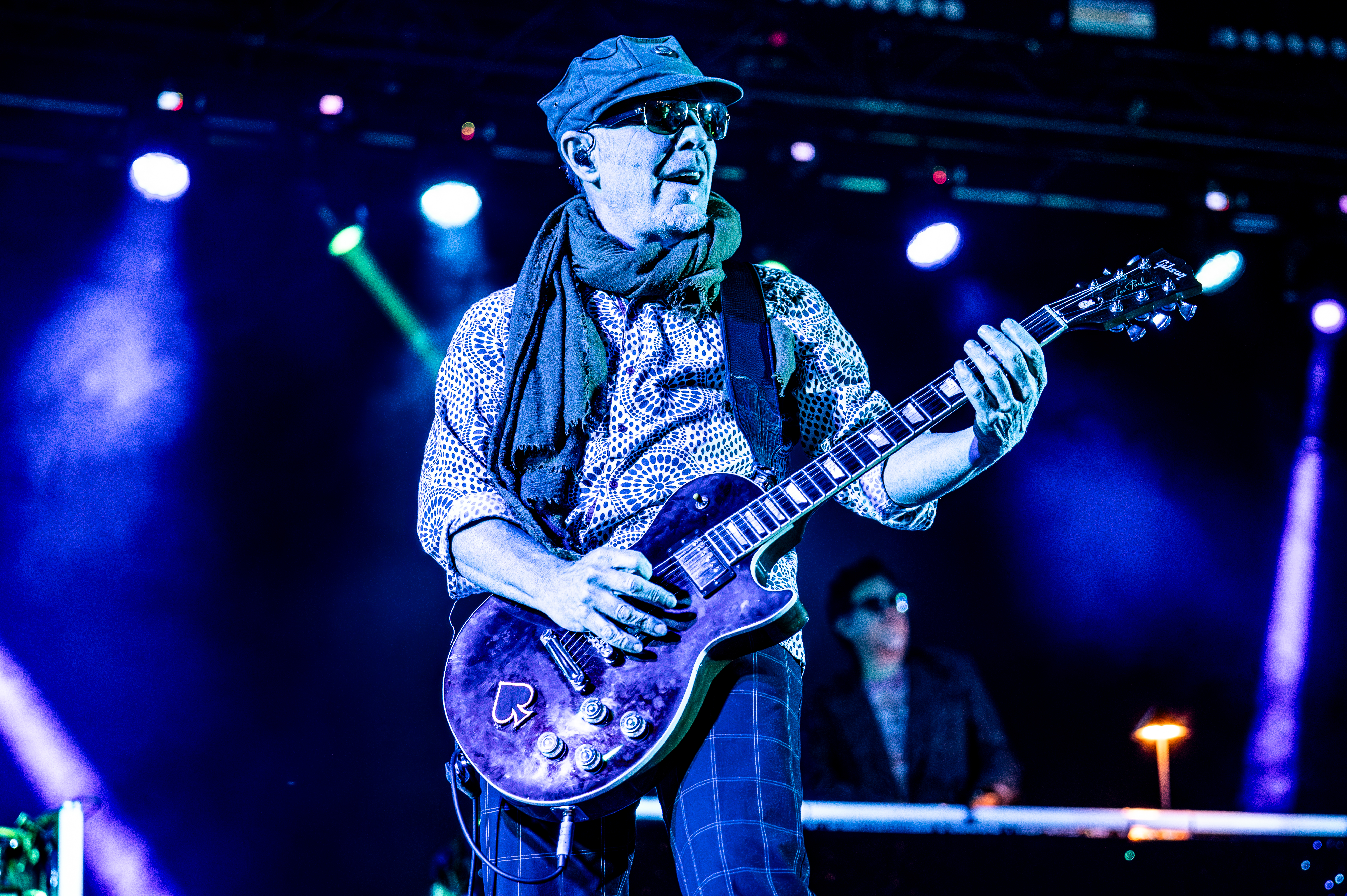 Thievery Corporation performing at Malkin Bowl, Vancouver - concert photography by Michael Caswell