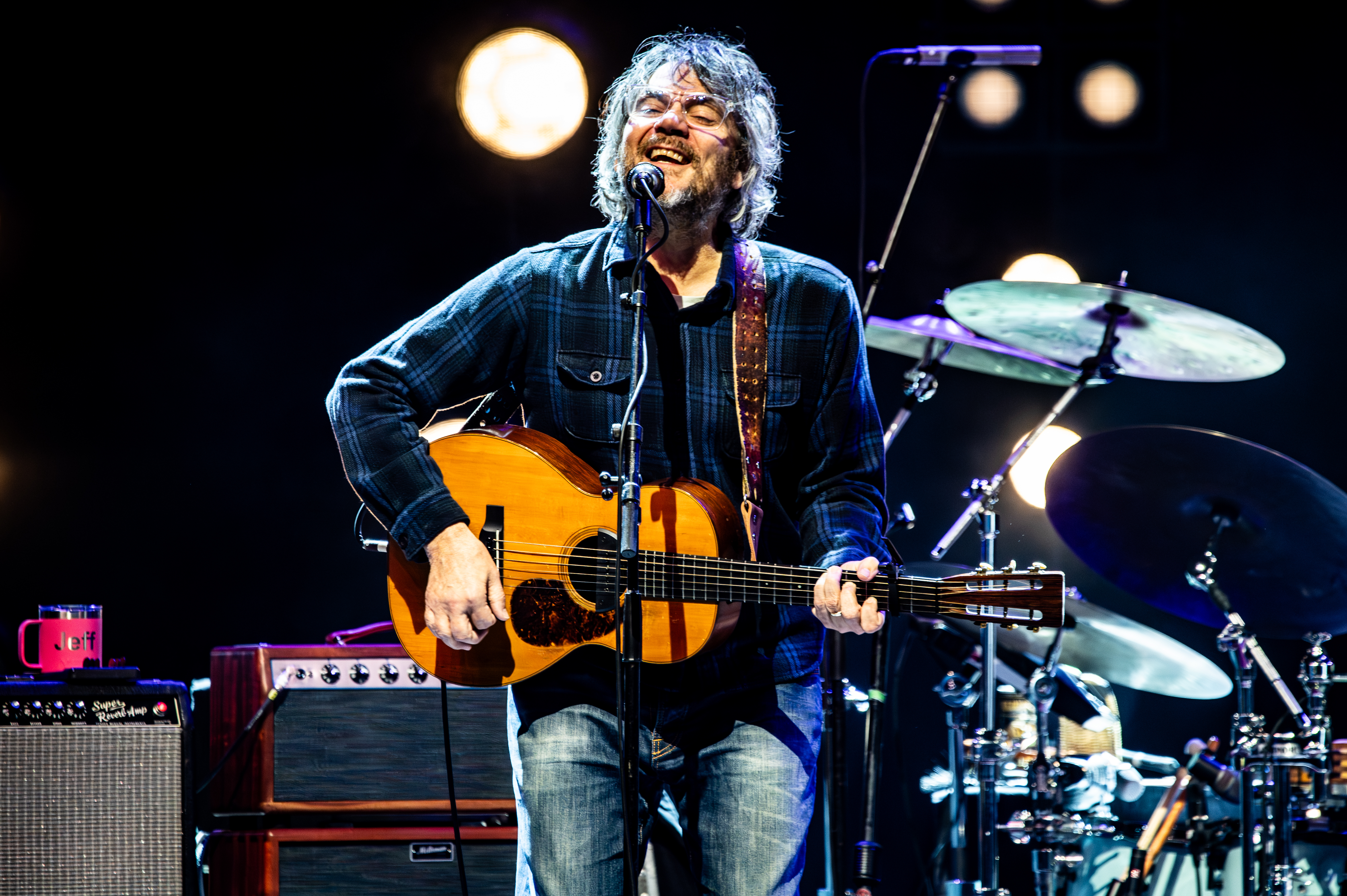 Wilco performing at PNE Summer Night Concerts, Vancouver - concert photography by Michael Caswell
