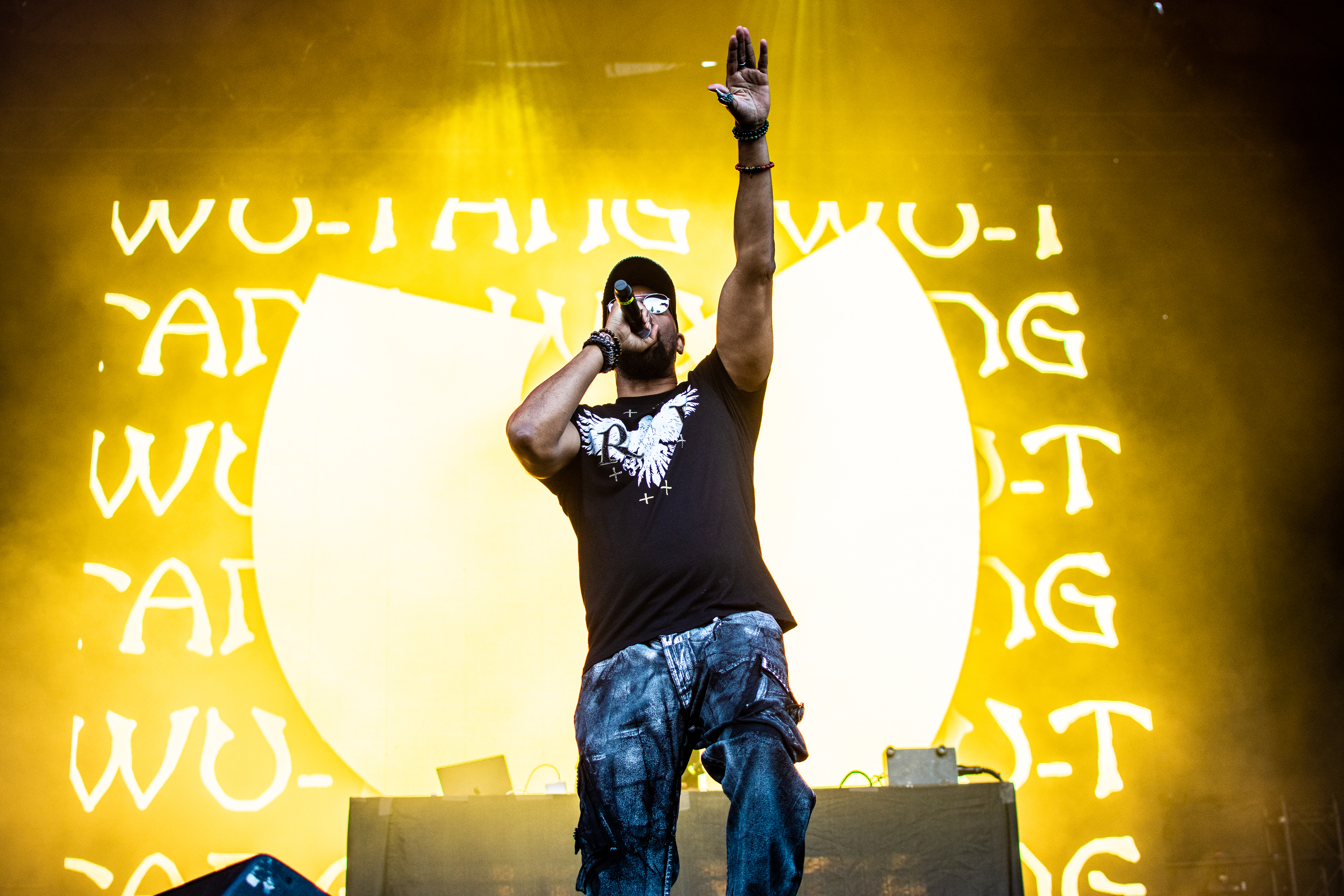 Wu-Tang Clan performing at PNE Amphitheatre, Vancouver - concert photography by Michael Caswell