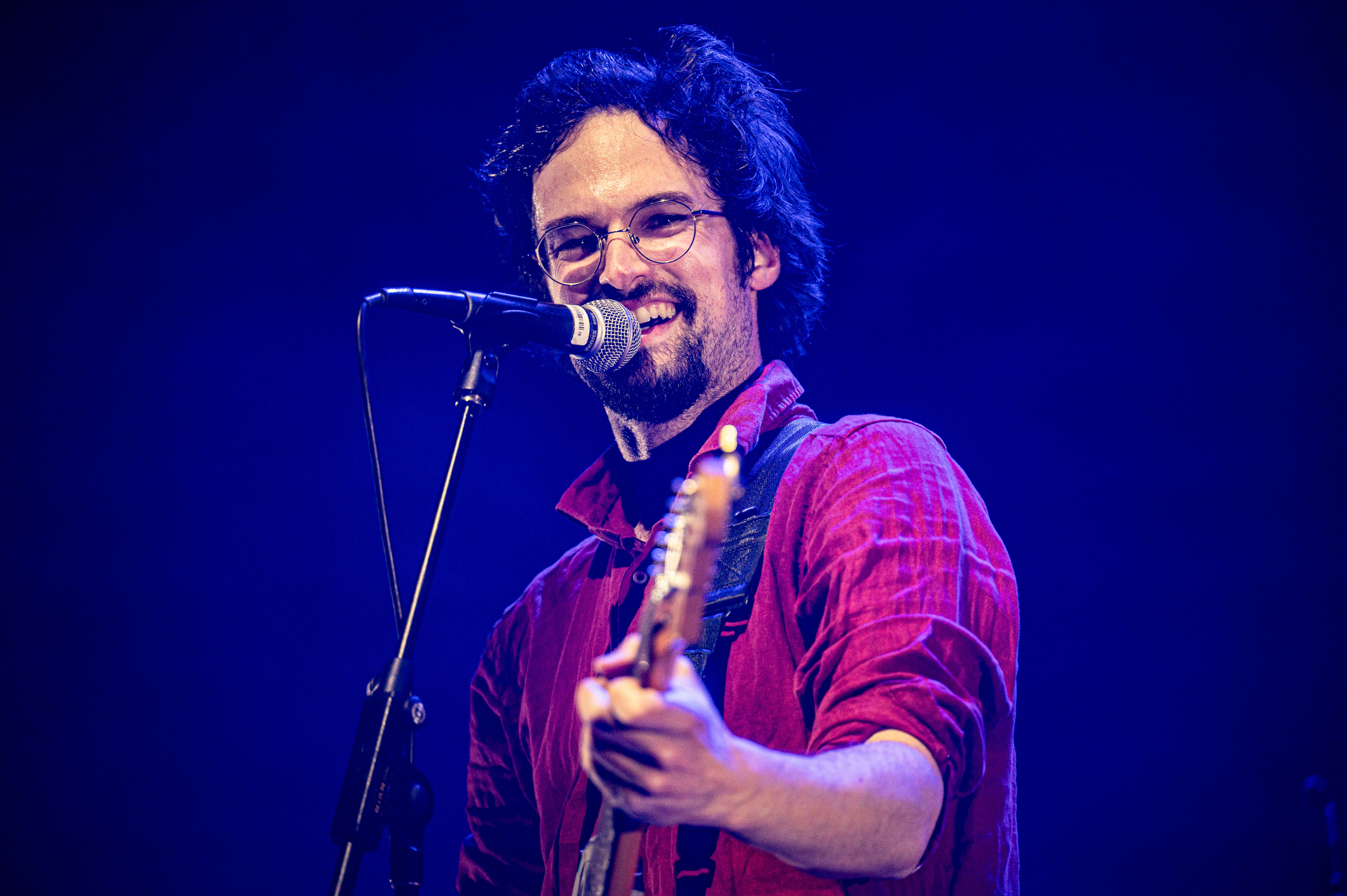 Young Jesus performing at Doug Mitchell Thunderbird Sports Centre, Vancouver - concert photography by Michael Caswell