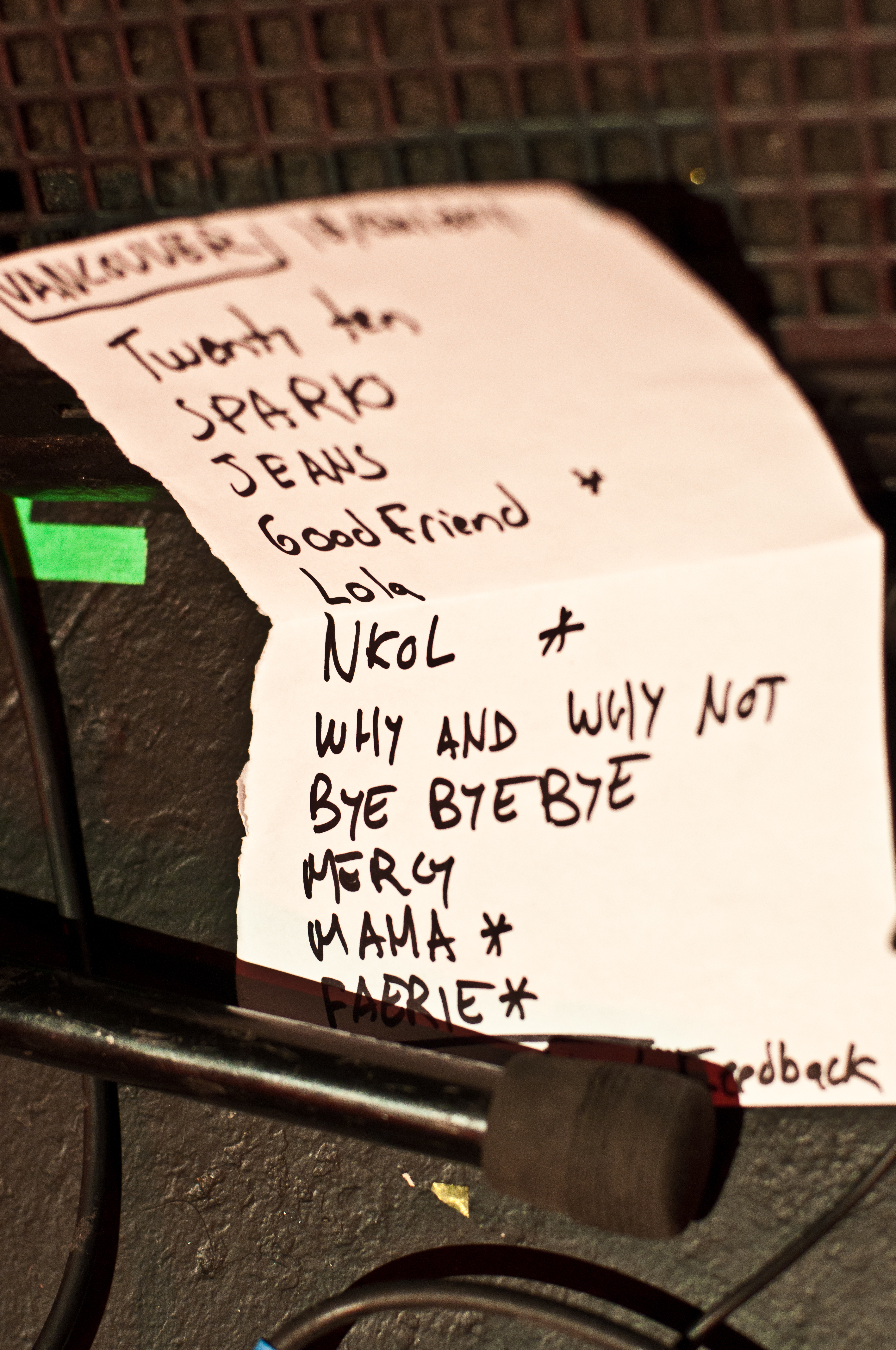 Plants & Animals performing at Commodore Ballroom, Vancouver - concert photography by Michael Caswell