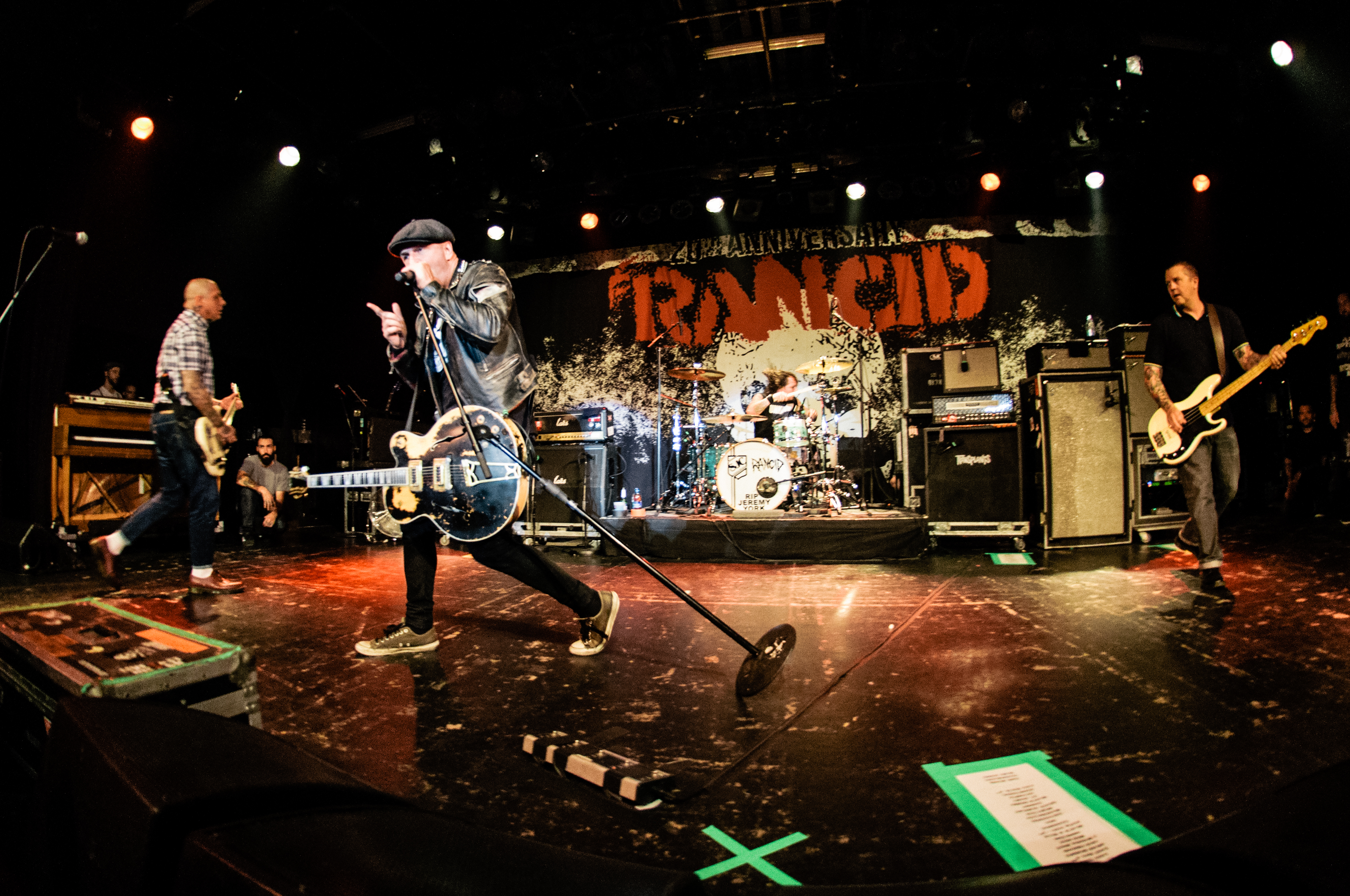 Rancid performing at Commodore Ballroom, Vancouver - concert photography by Michael Caswell