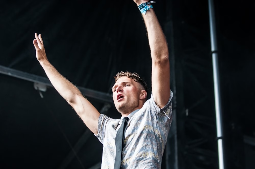 Rich Aucoin performing at Pemberton Festival, Vancouver - concert photography by Michael Caswell