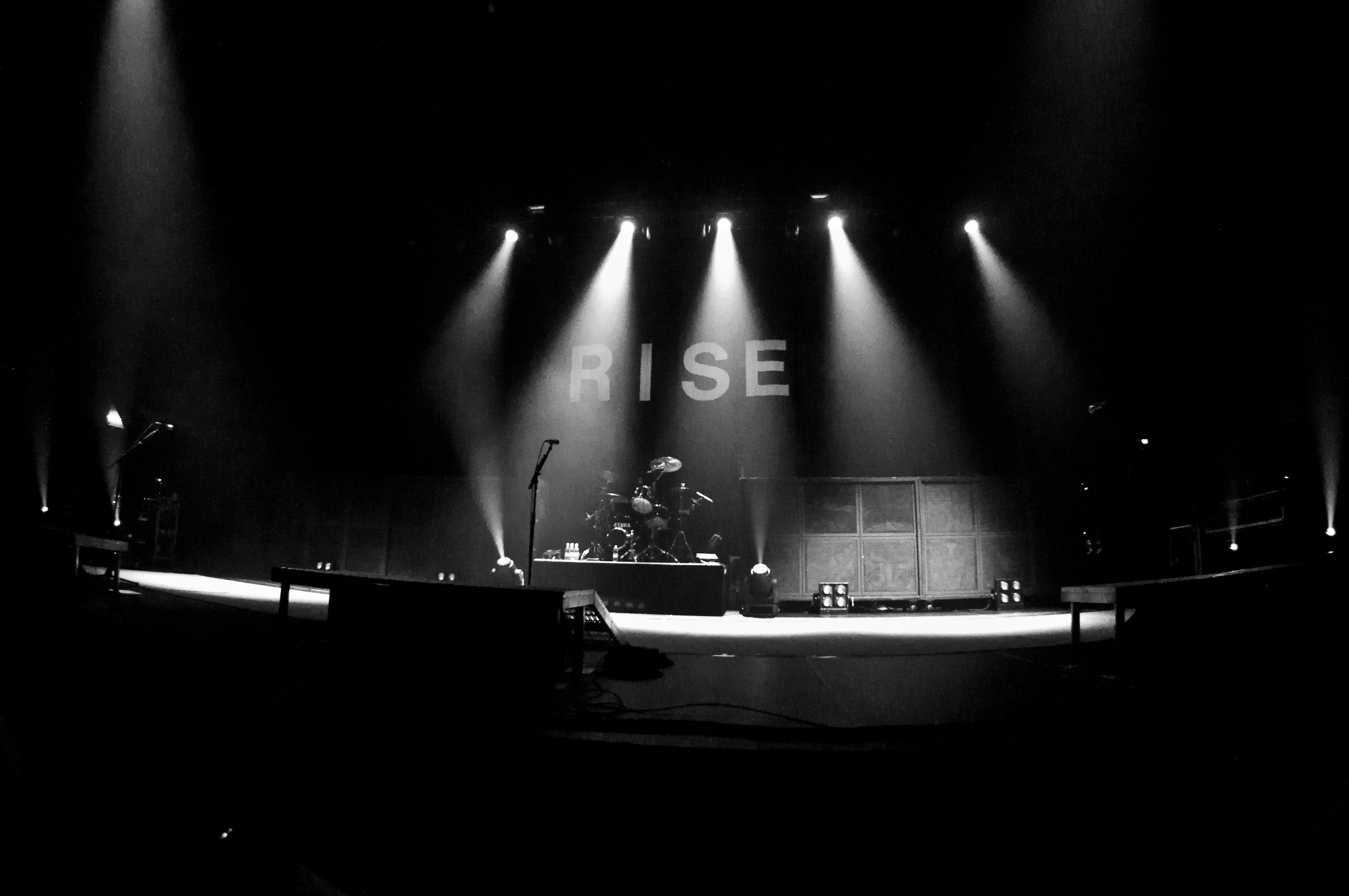Rise Against performing at Pacific Coliseum, Vancouver - concert photography by Michael Caswell