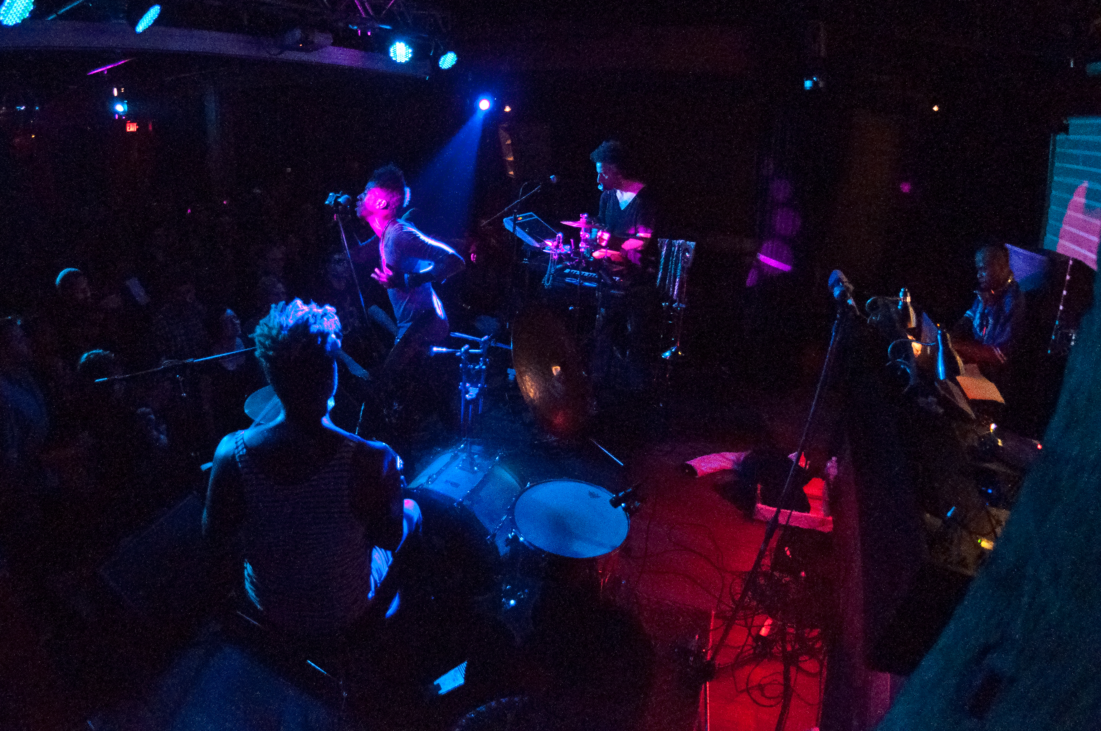 Saul Williams performing at Fortune Sound Club, Vancouver - concert photography by Michael Caswell