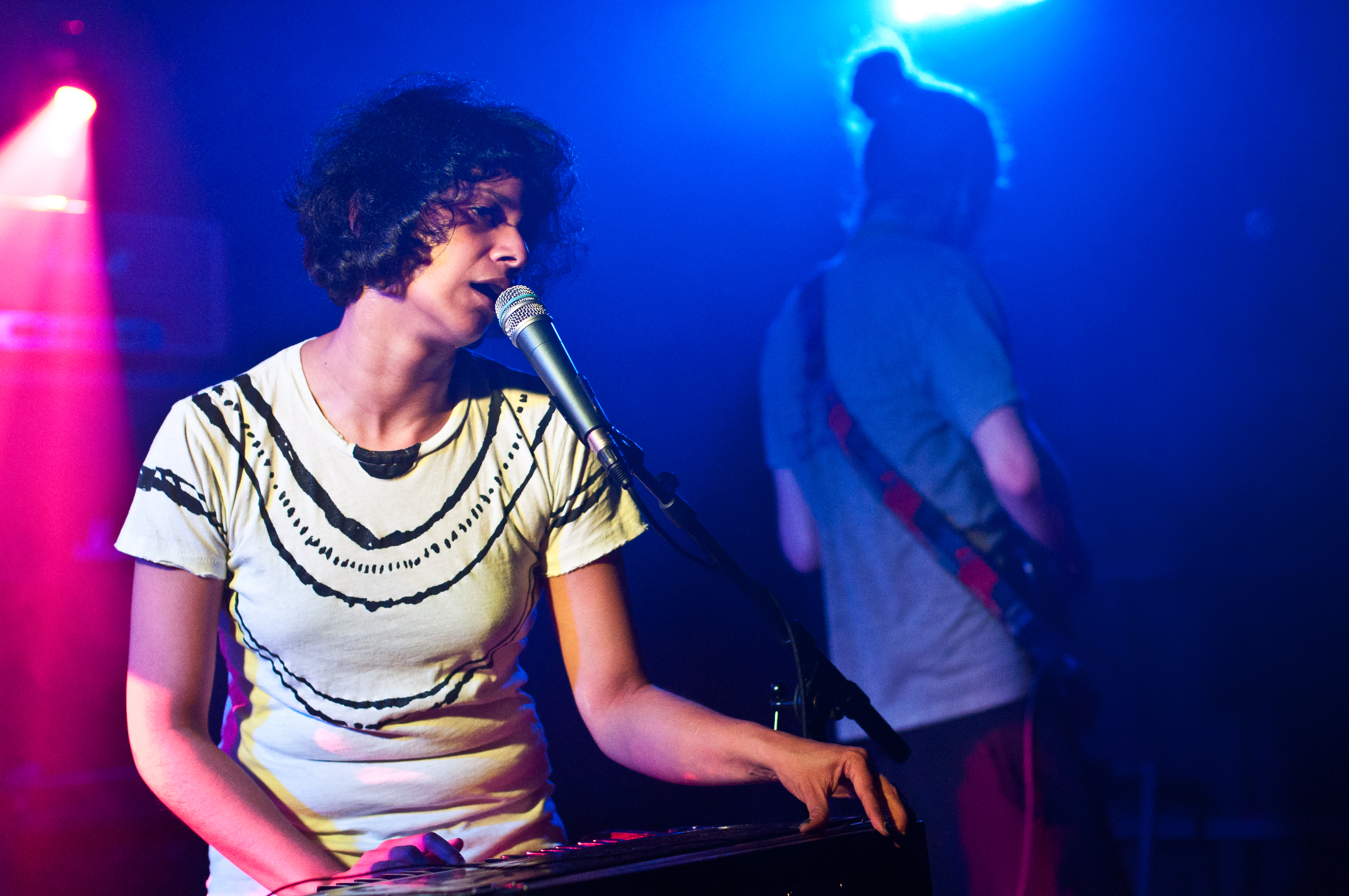 Shilpa Ray And Her Happy Hookers performing at Biltmore Cabaret, Vancouver - concert photography by Michael Caswell