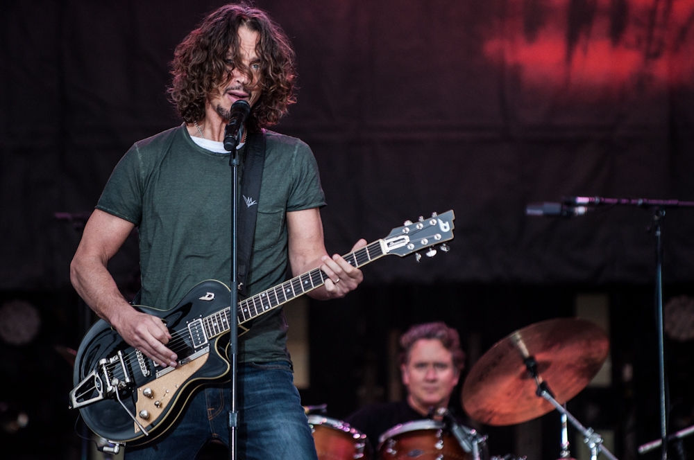 Soundgarden performing at Pemberton Festival, Vancouver - concert photography by Michael Caswell