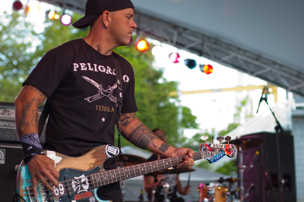 The Bouncing Souls performing at Bumbershoot, Vancouver - concert photography by Michael Caswell