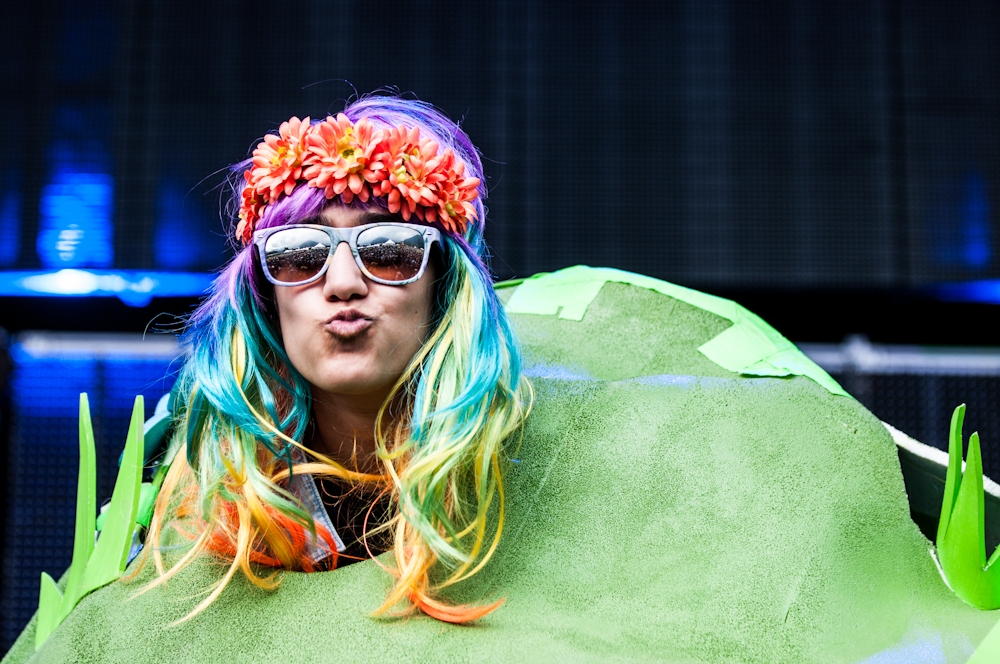 The Flaming Lips performing at Pemberton Festival, Vancouver - concert photography by Michael Caswell
